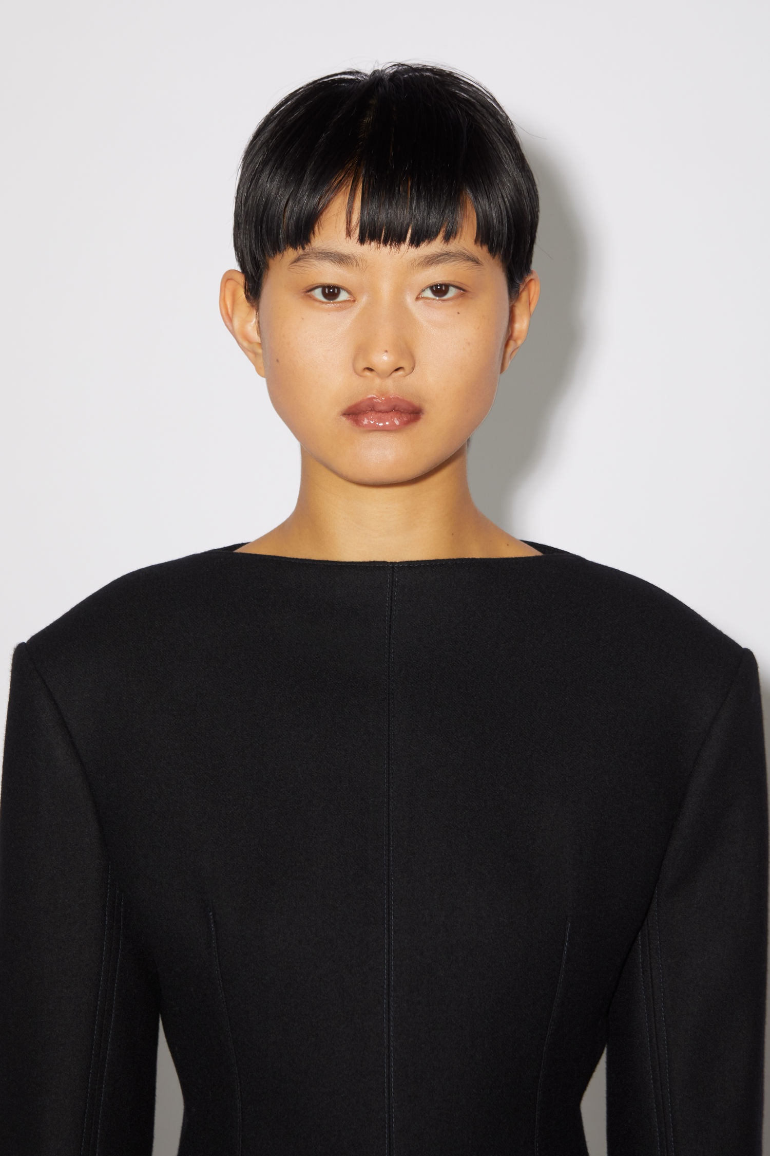 Structured dress - Black - 6
