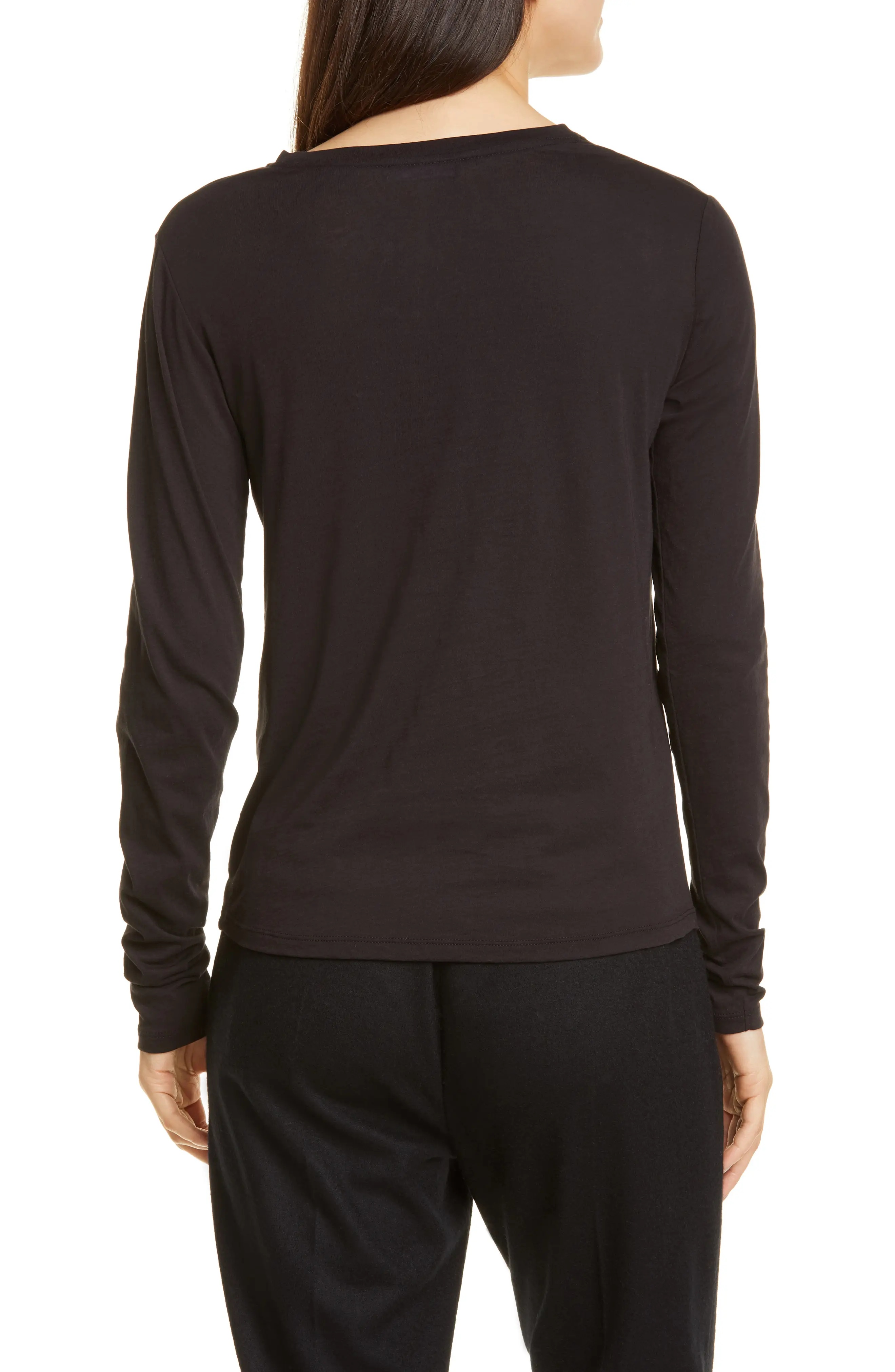 Essential Long Sleeve Crewneck Tee - 2