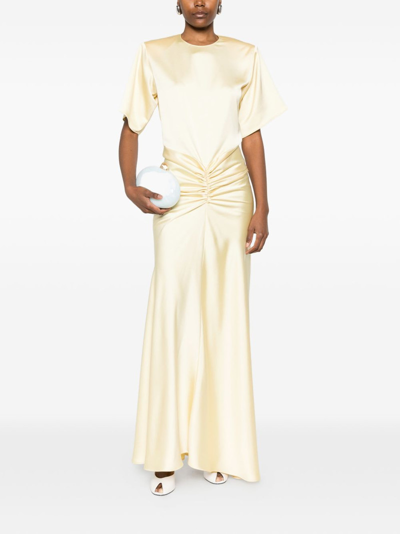 THE ANDAMANE Iris draped maxi dress outlook