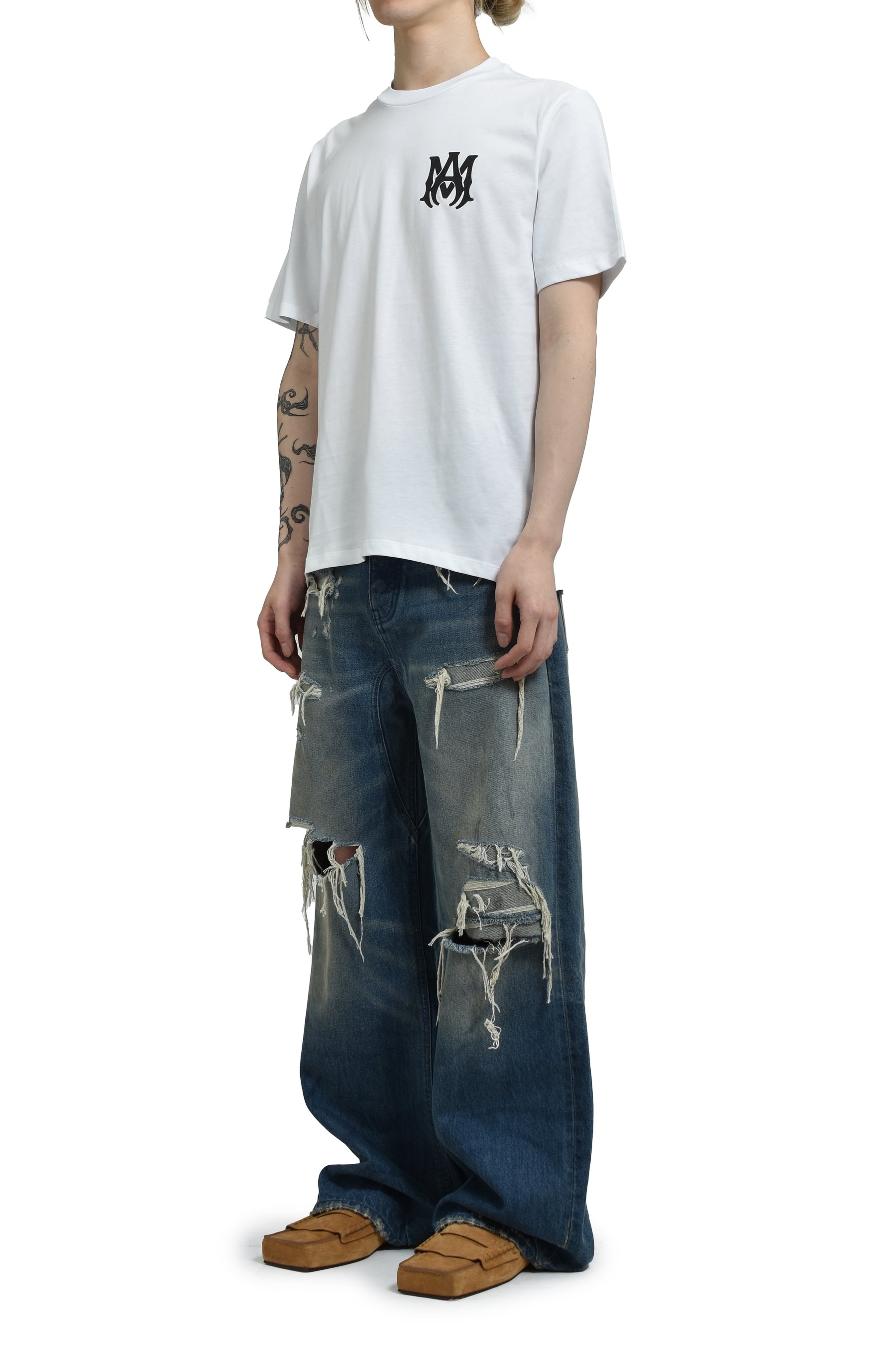 MA CORE LOGO TEE / WHT - 4