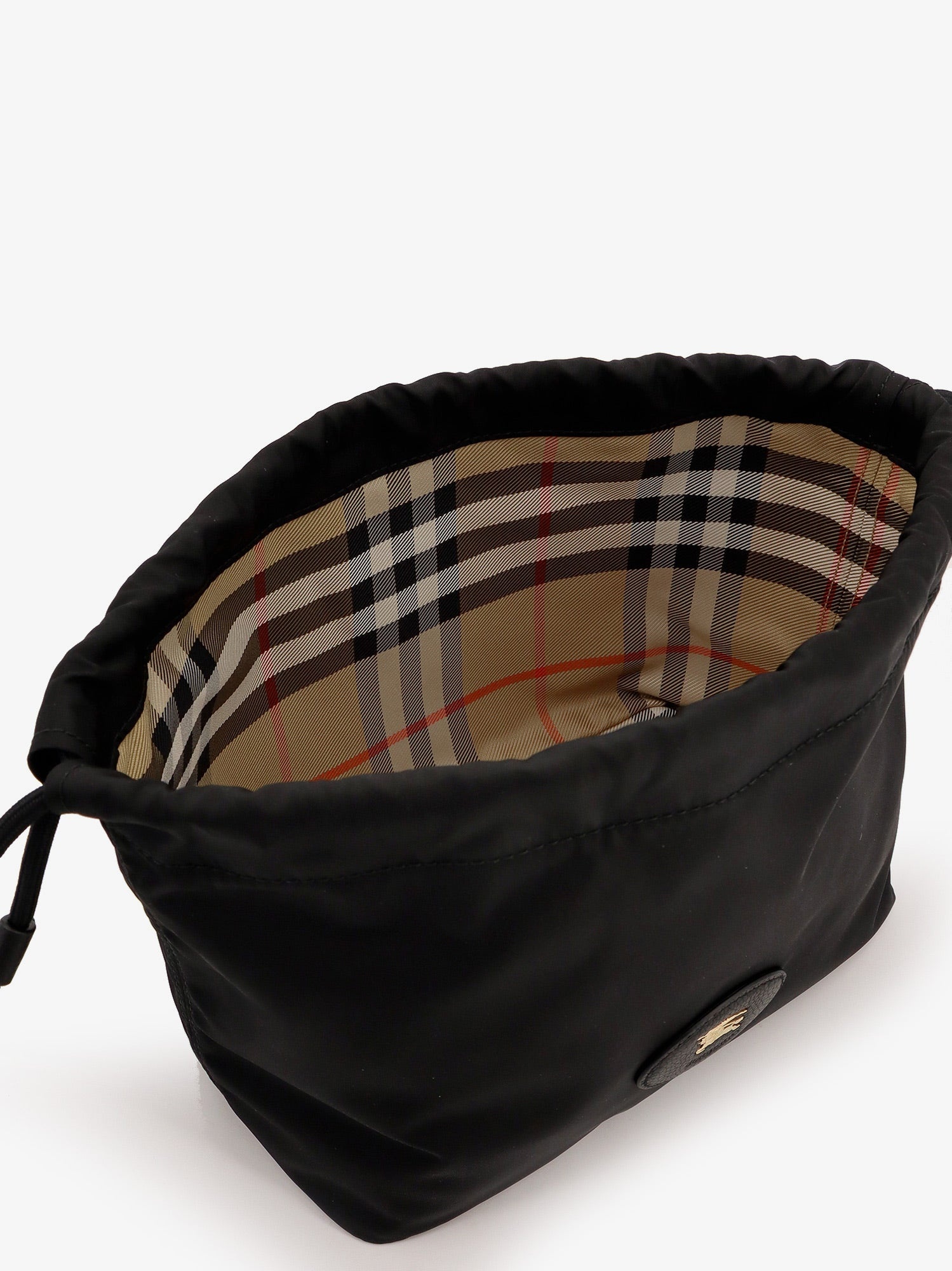 Burberry Horseshoe Drawstring Clutch Bag - 4