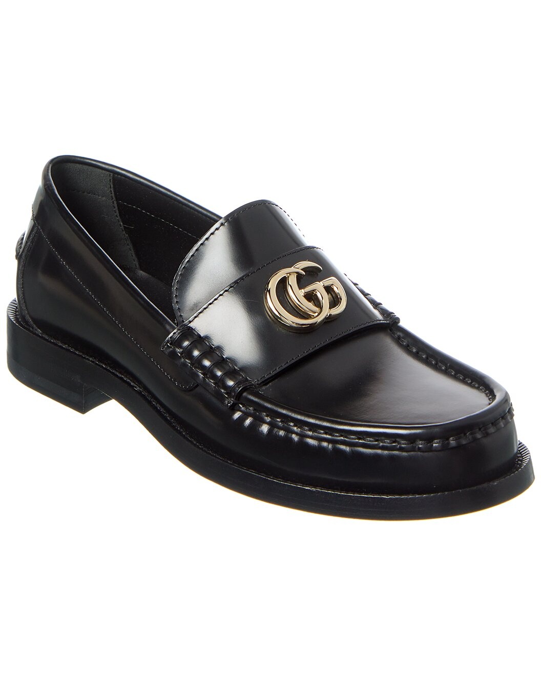 Gucci Double G Leather Loafer - 1