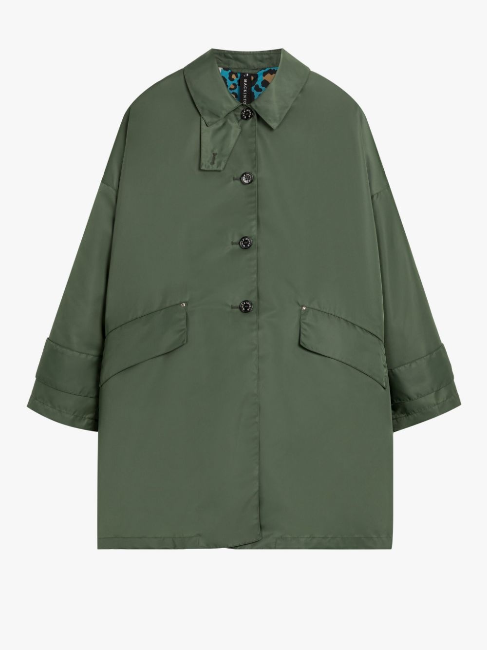 HUMBIE MILITARY NYLON OVERCOAT - 1