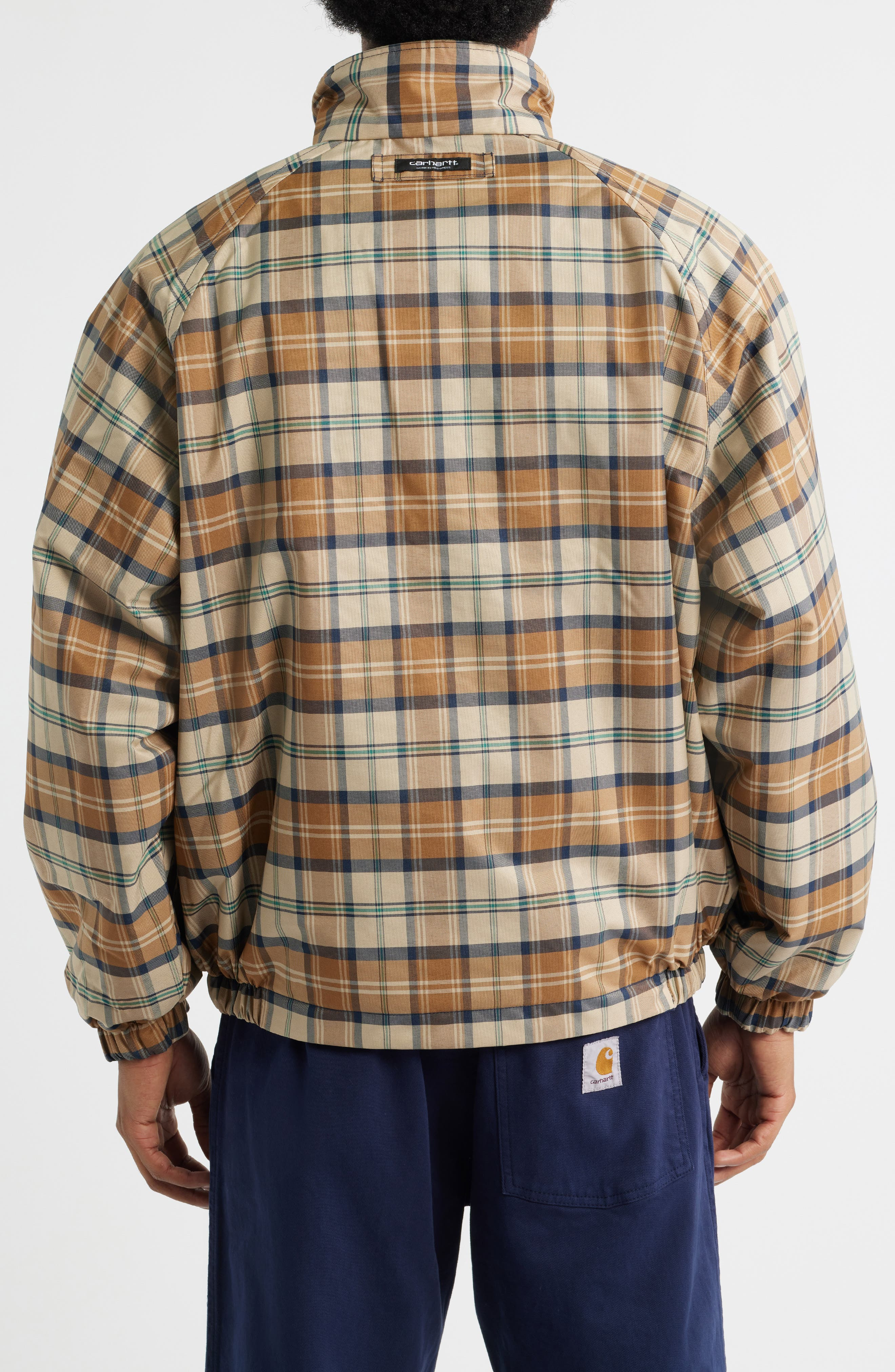 Carhartt Work In Progress Planer Water Repellent Reversible Canvas & Fleece Jacket in Planer Wall /A - 3