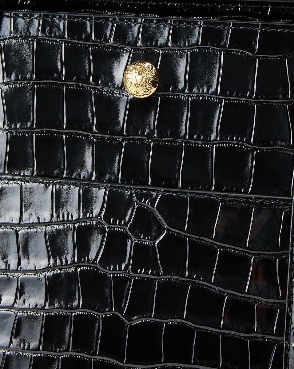 CROC-EMBOSSED VERONICA BEARD GOODY GRAND BAG - 3