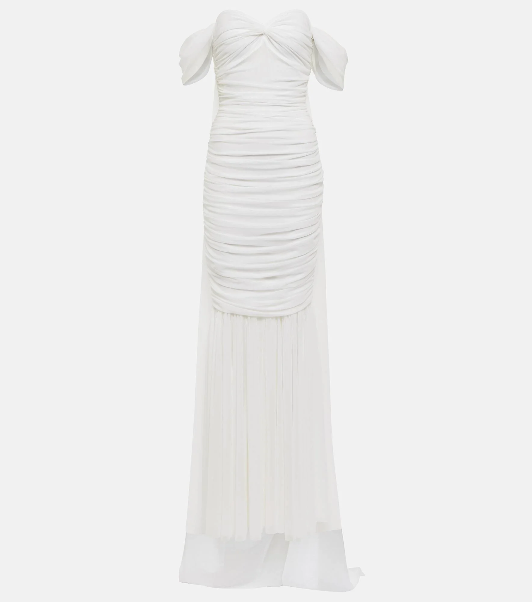 Walter off-shoulder gown - 1