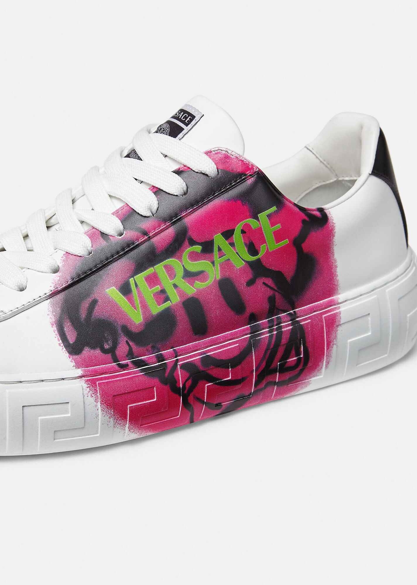 Greca Medusa Tag Sneakers - 4