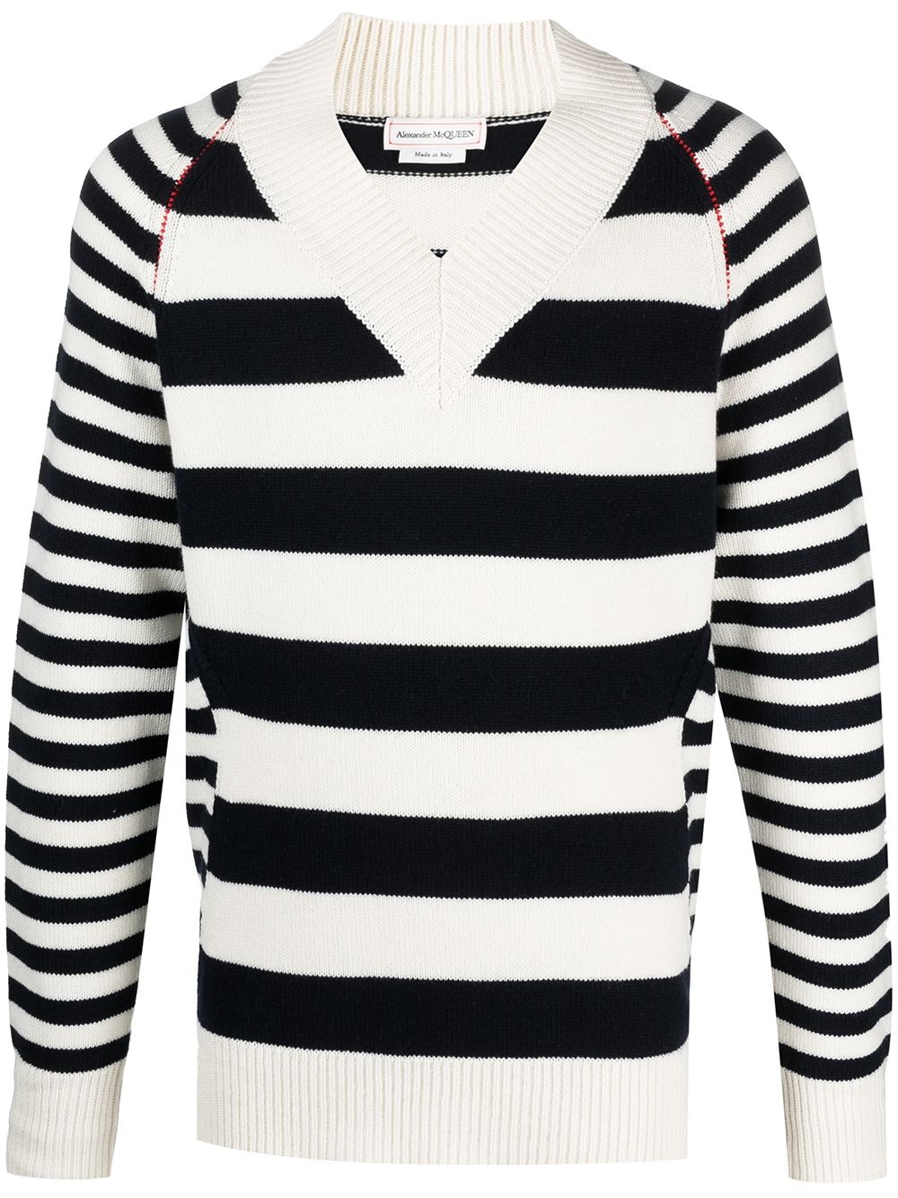 striped-print jumper - 1