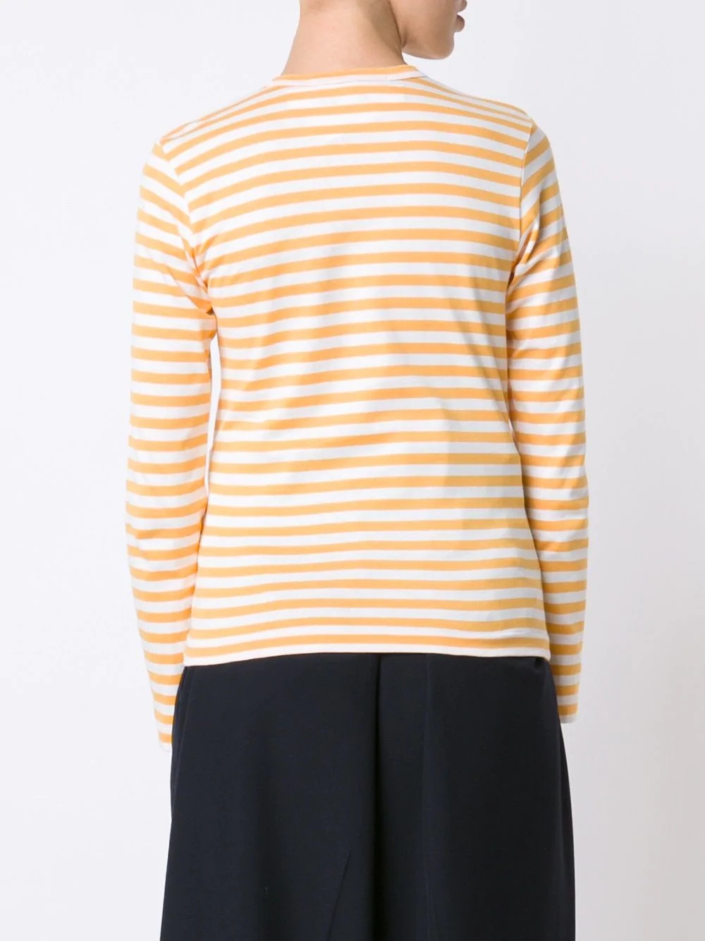 mini-heart striped T-shirt - 4