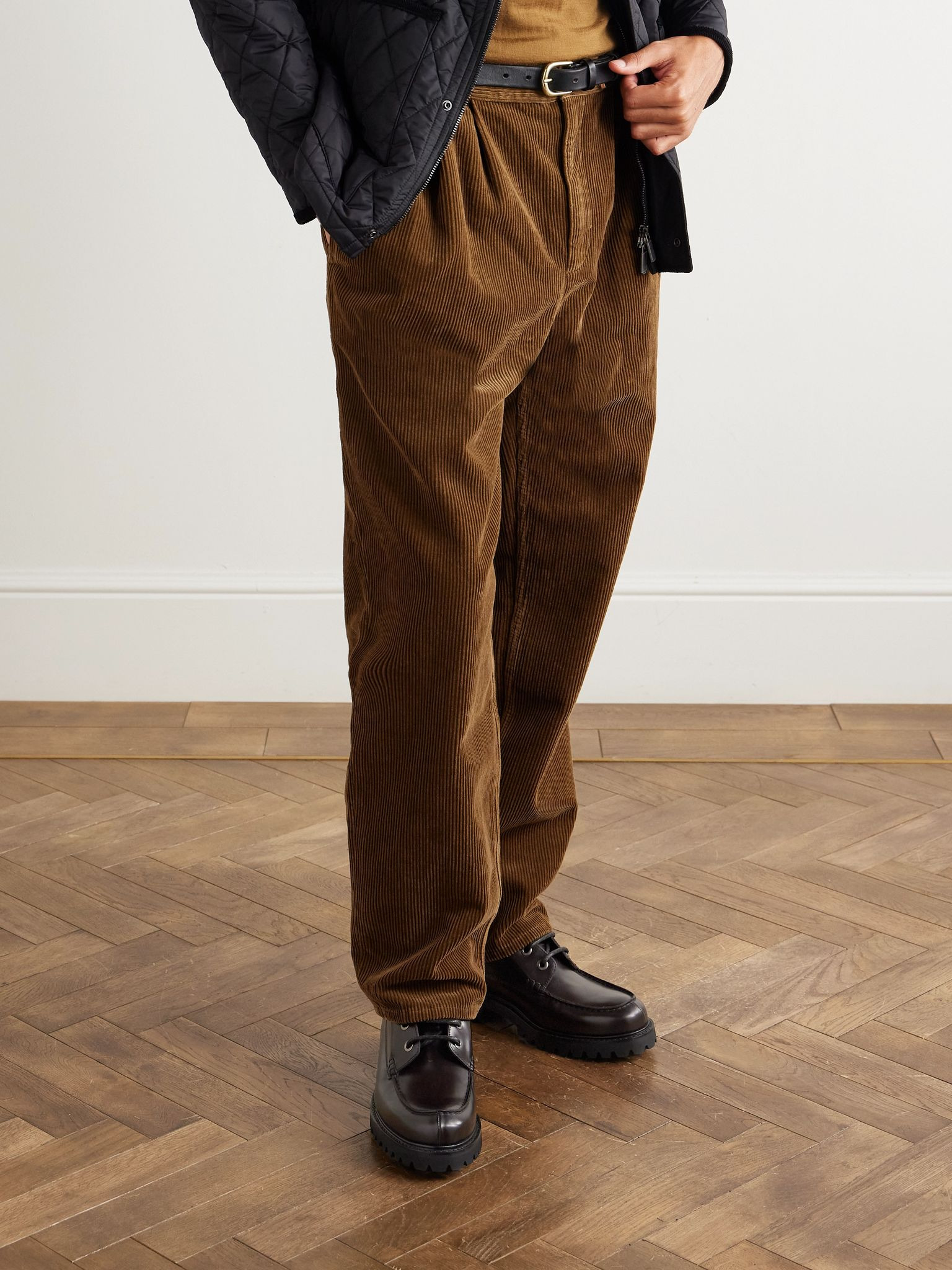 Padstow Glossed-Leather Boots Dark brown - 2