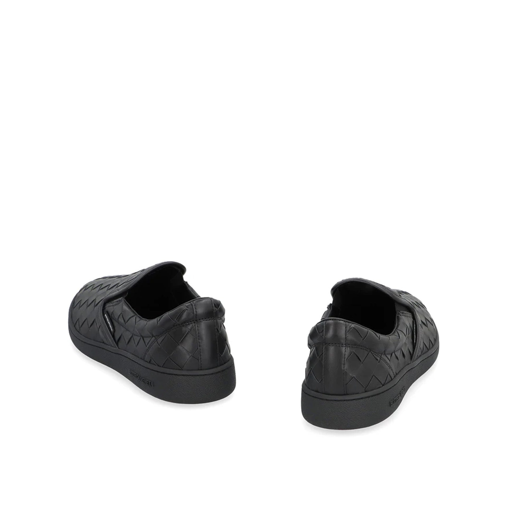 Bottega Veneta Sawyer Leather Sneakers Men - 3