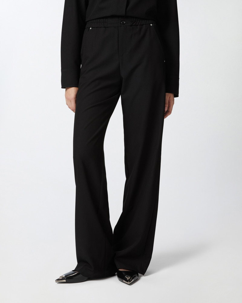 CREPE TROUSERS WITH GATHERING AT THE WAIST 3