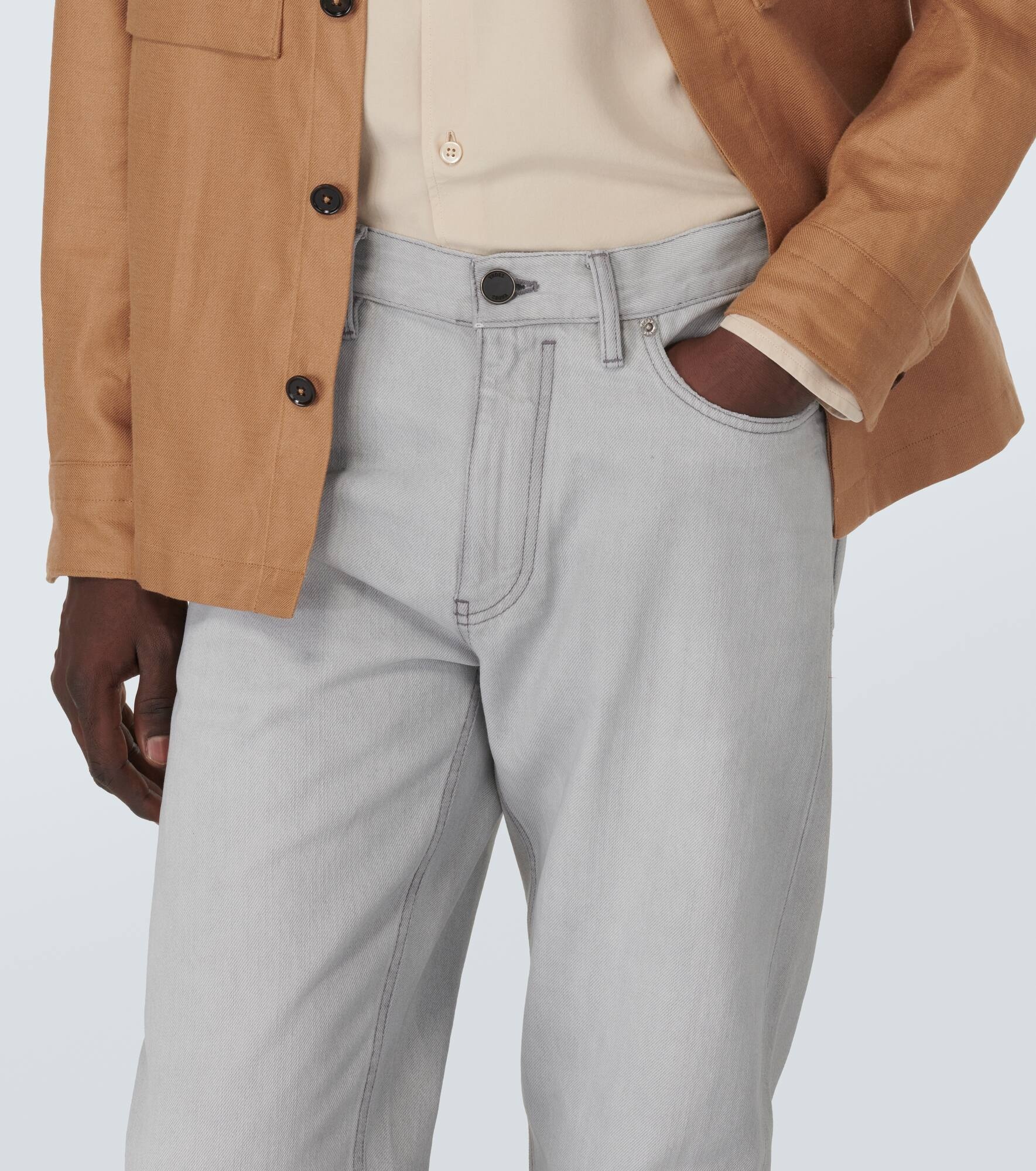 Mid-rise slim jeans - 5