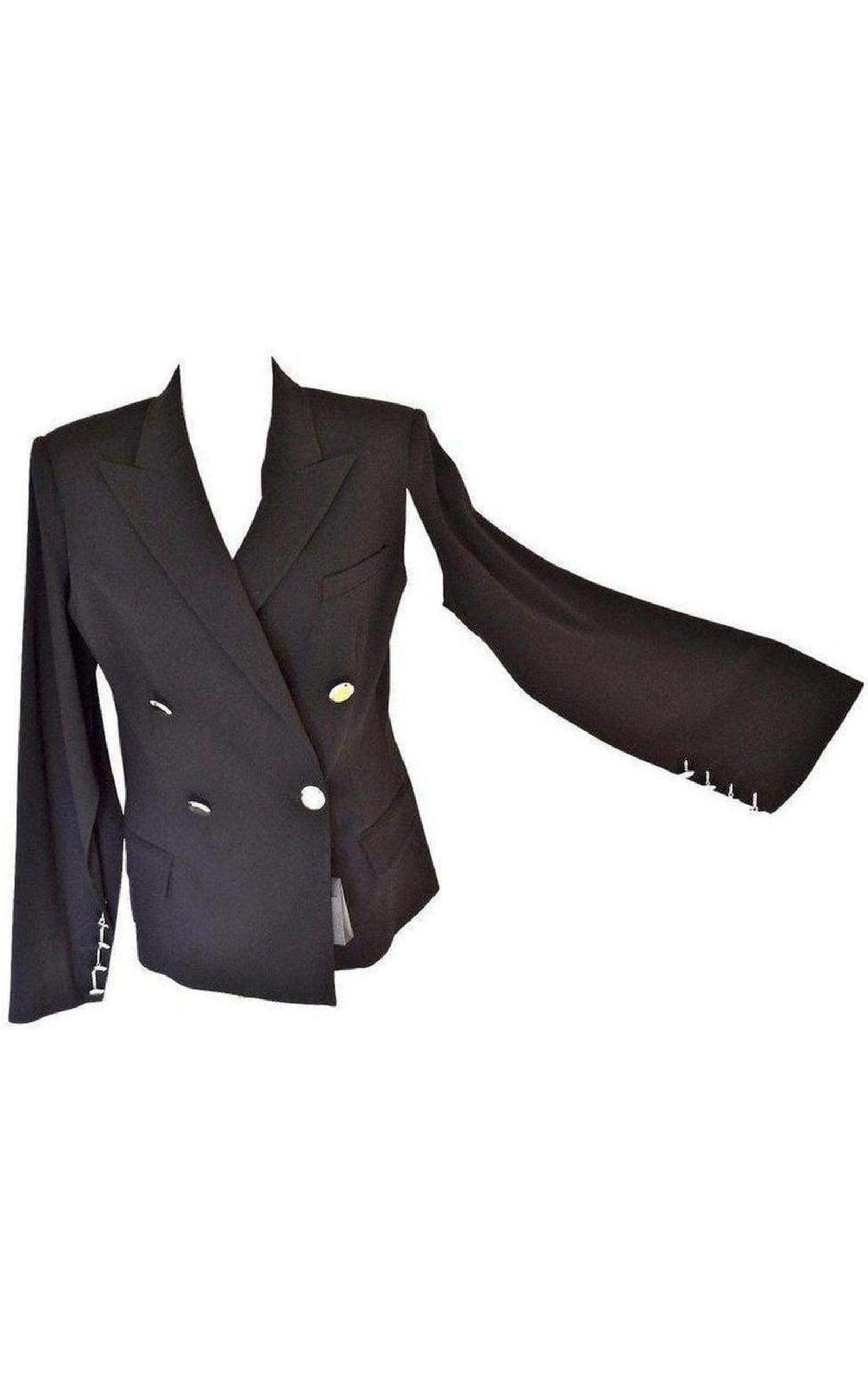 Open Armpit Open Sleeves Blazer - 3