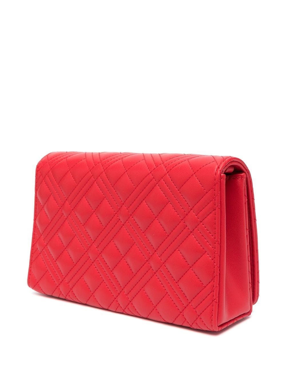 quilted logo-plaque shoulder bag - 3