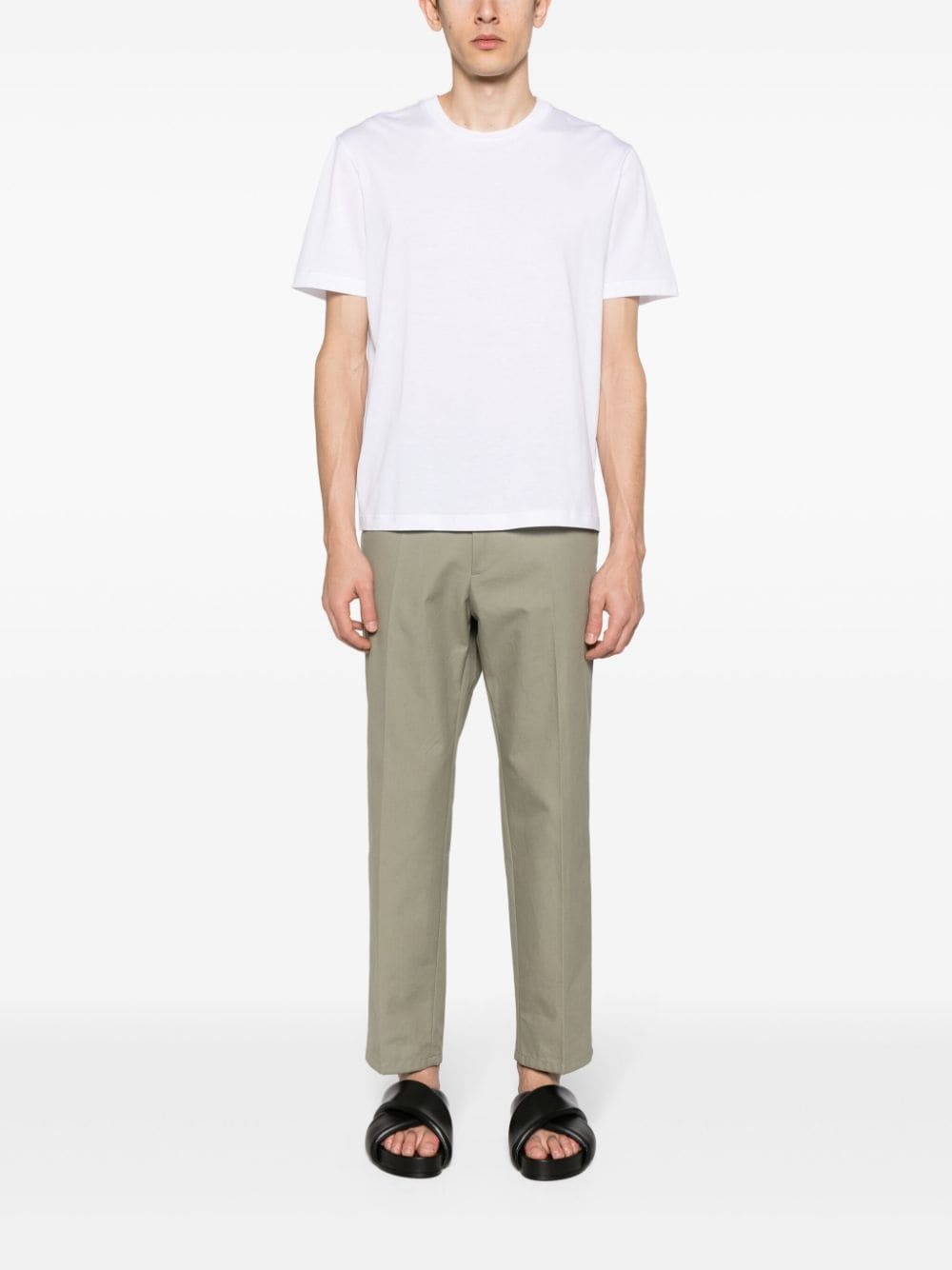 crew-neck cotton T-shirt - 2