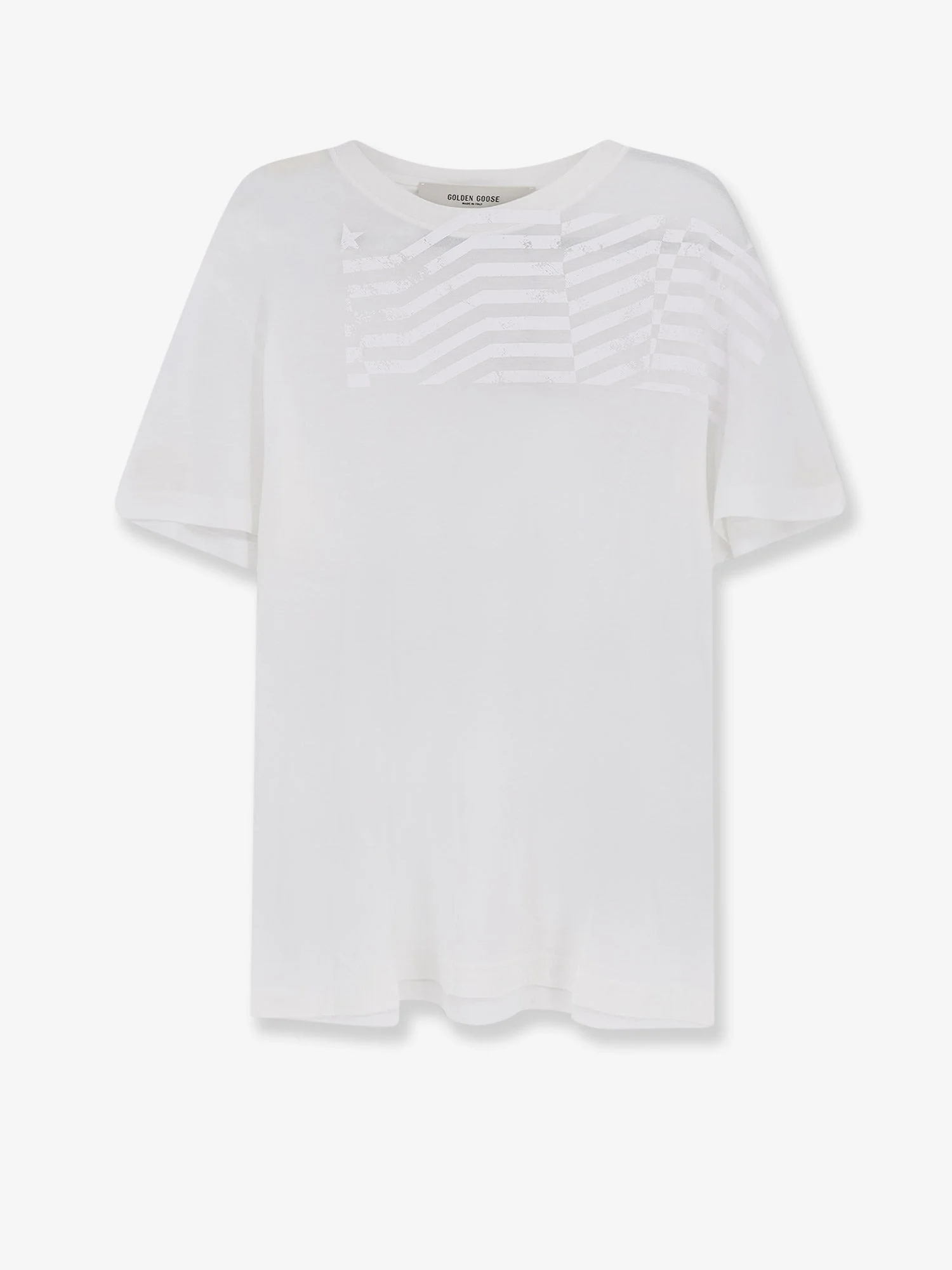 Golden Goose Deluxe Brand White Lyocell T-Shirt - 1