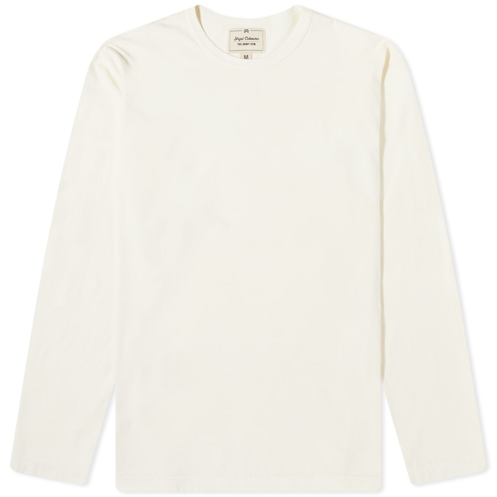 Nigel Cabourn Long Sleeve Embroidered Arrow Tee - 1