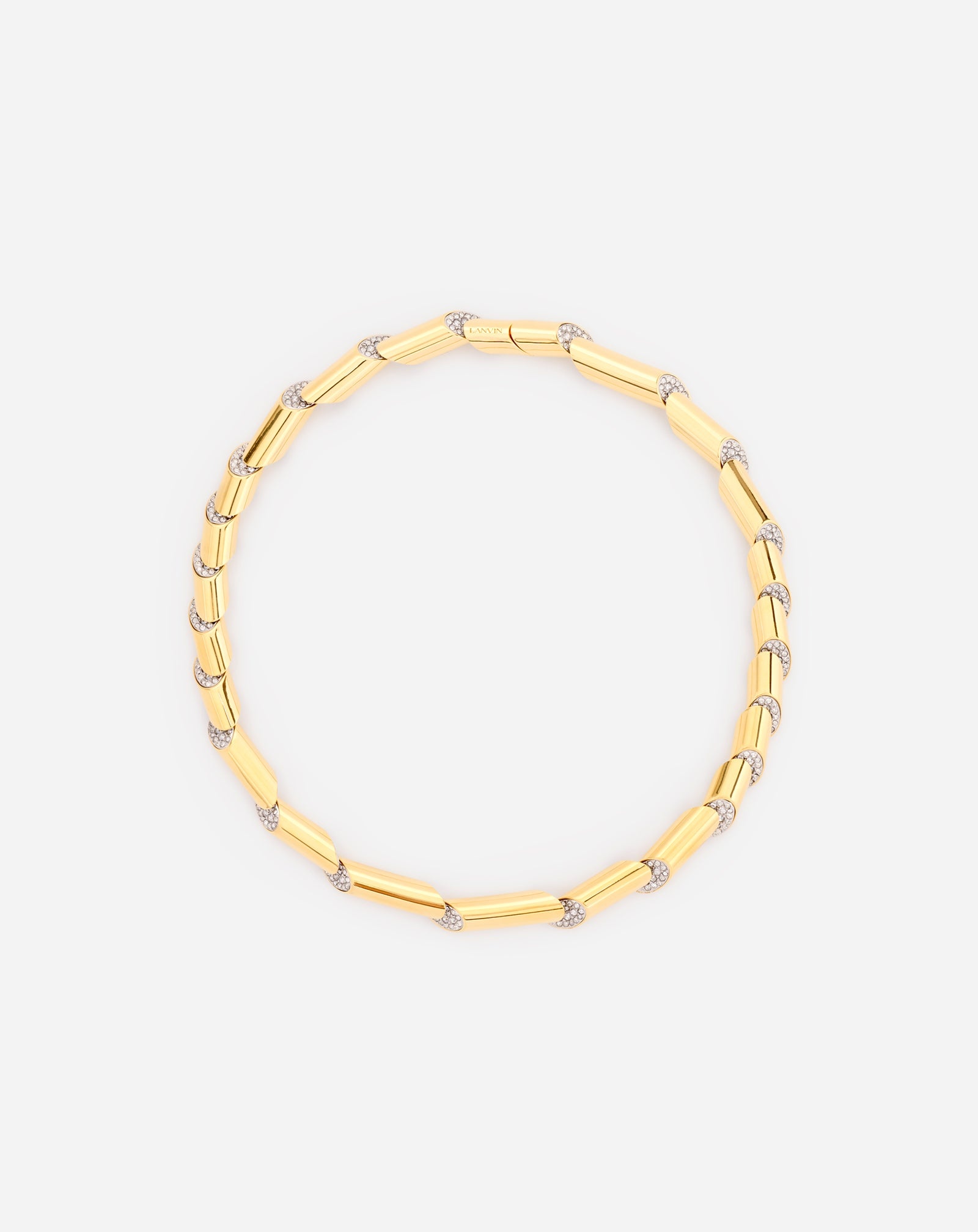 SEQUENCE BY LANVIN RHINESTONE CHOKER NECKLACE - 1
