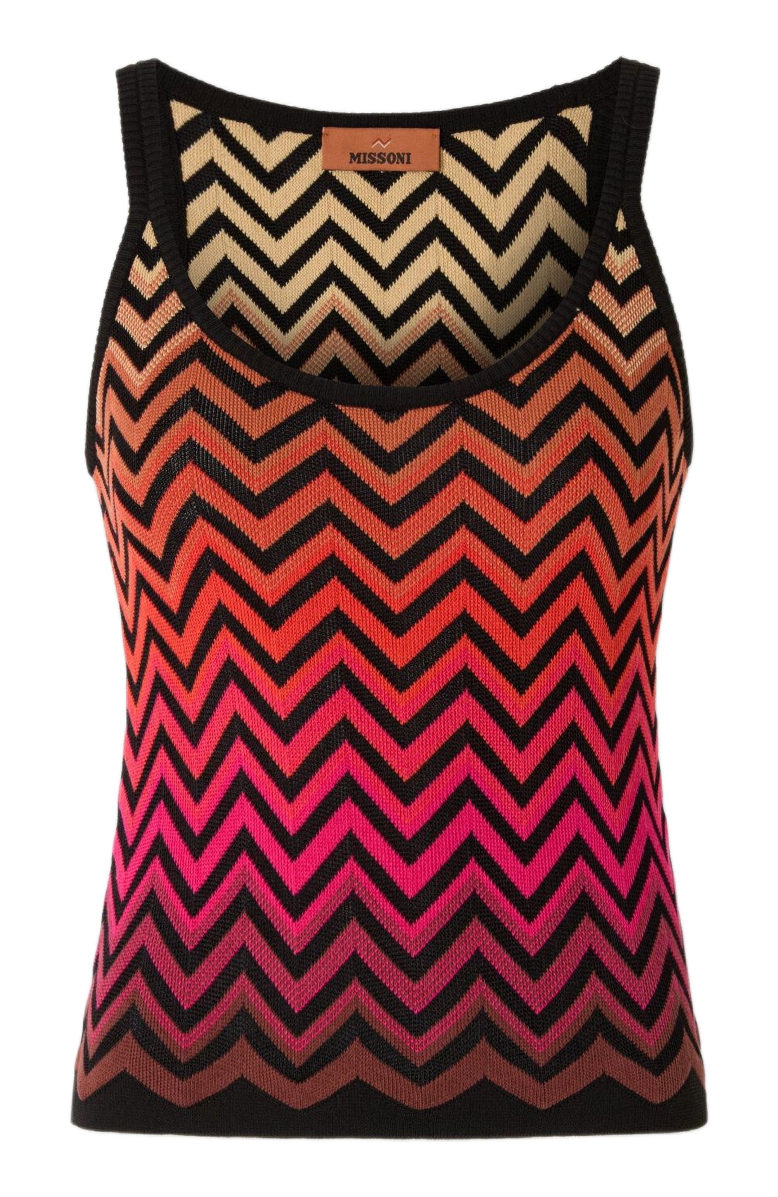 Missoni Cotton And Viscose Chevron Dégradé Basket in Red Multicoloured at Nordstrom - 6