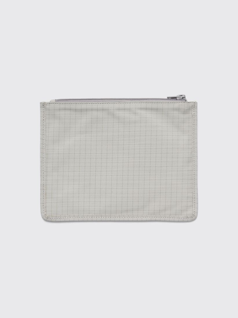ACNE STUDIOS NYLON RIPSTOP ZIP POUCH COLD BEIGE - 2