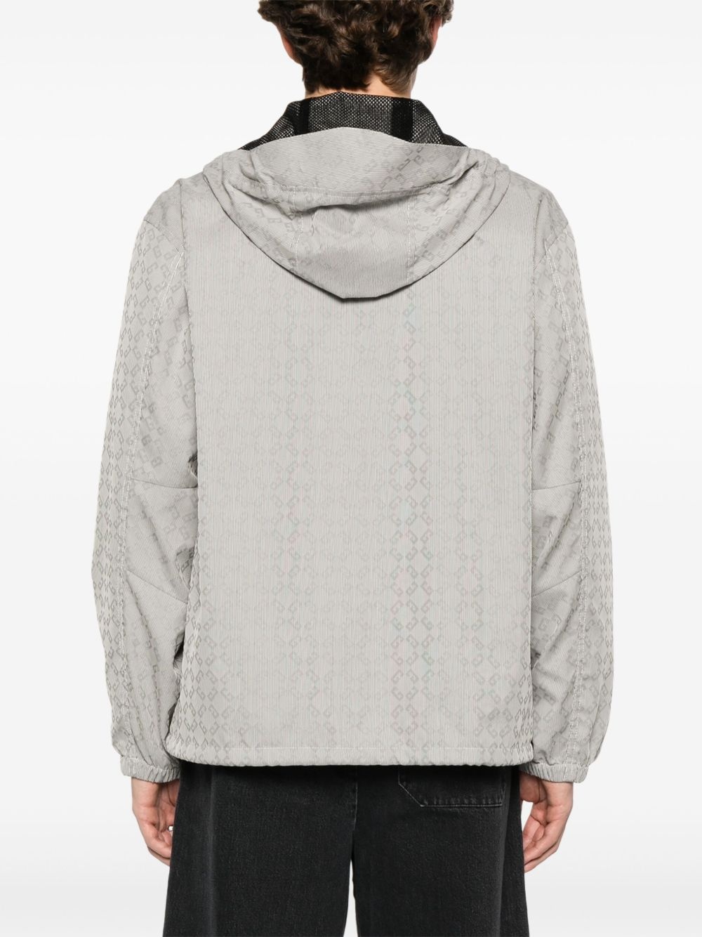 monogram 72-jacquard windbreaker - 4