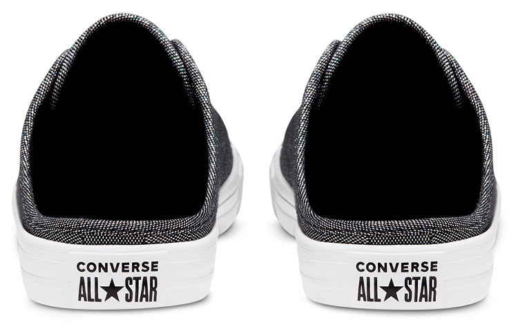(WMNS) Converse Chuck Taylor All Star Dainty Mule Metal Black Pedal Casual Canvas Shoes 568811C - 5