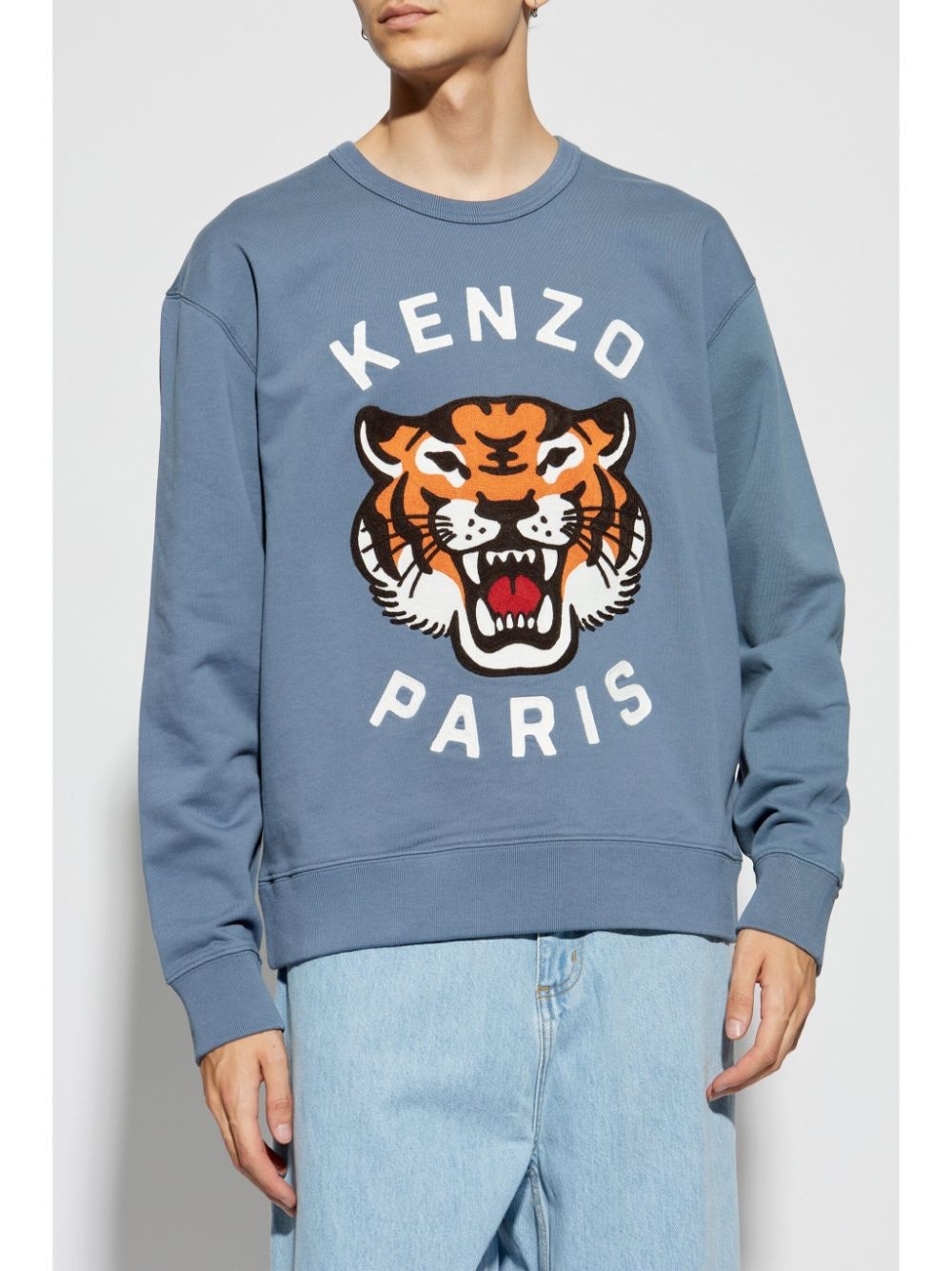Lucky Tiger embroidered sweatshirt - 3