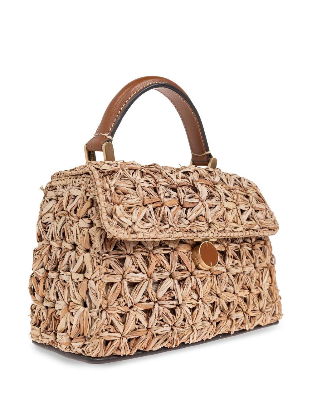 raffia tote bag - 4