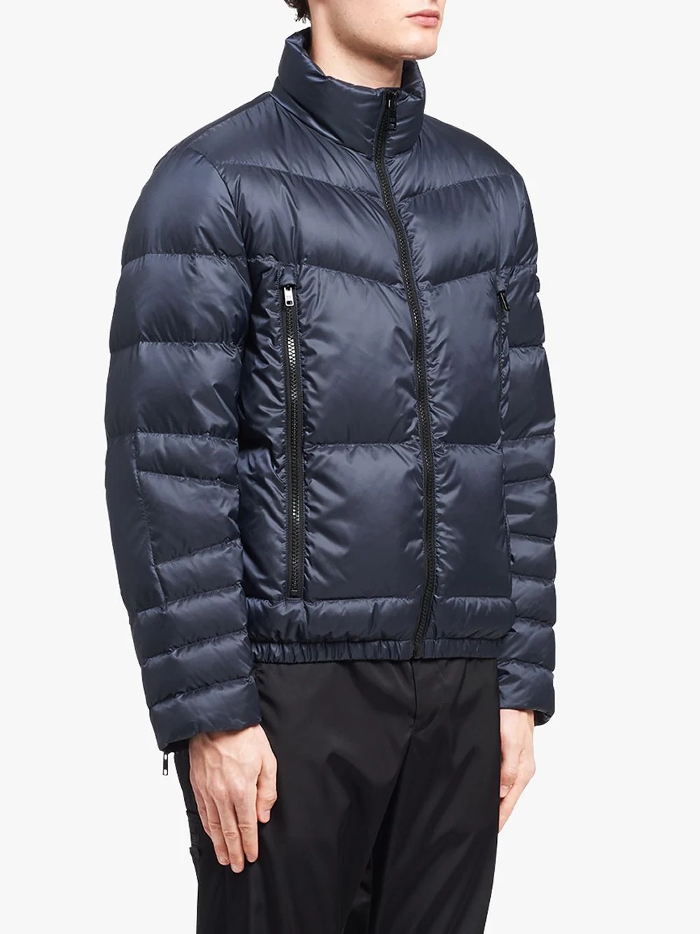 technical eggshell fabric puffer jacket - 3