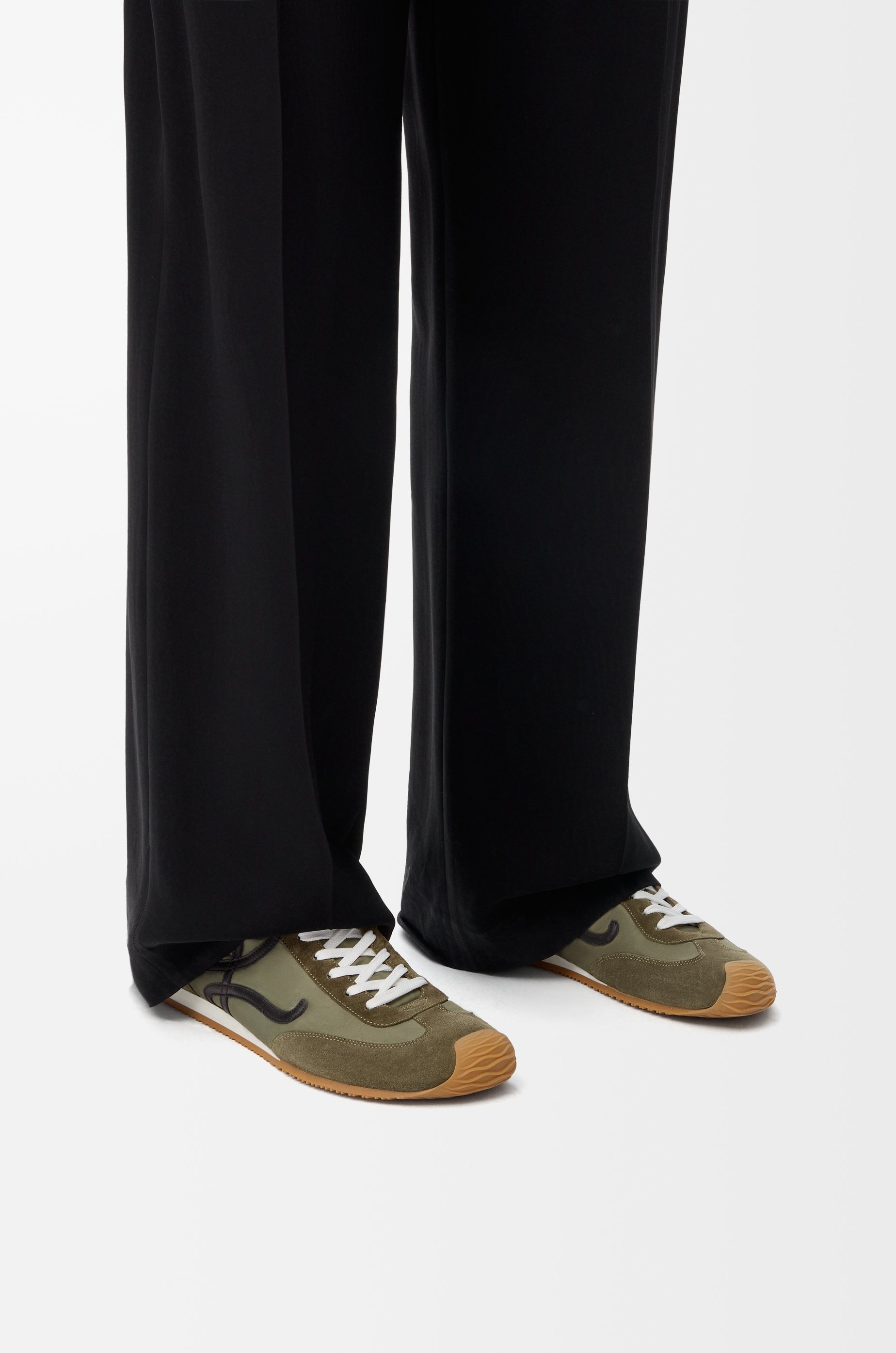 Ballet Runner 2.0 in nylon and calfskin - 2