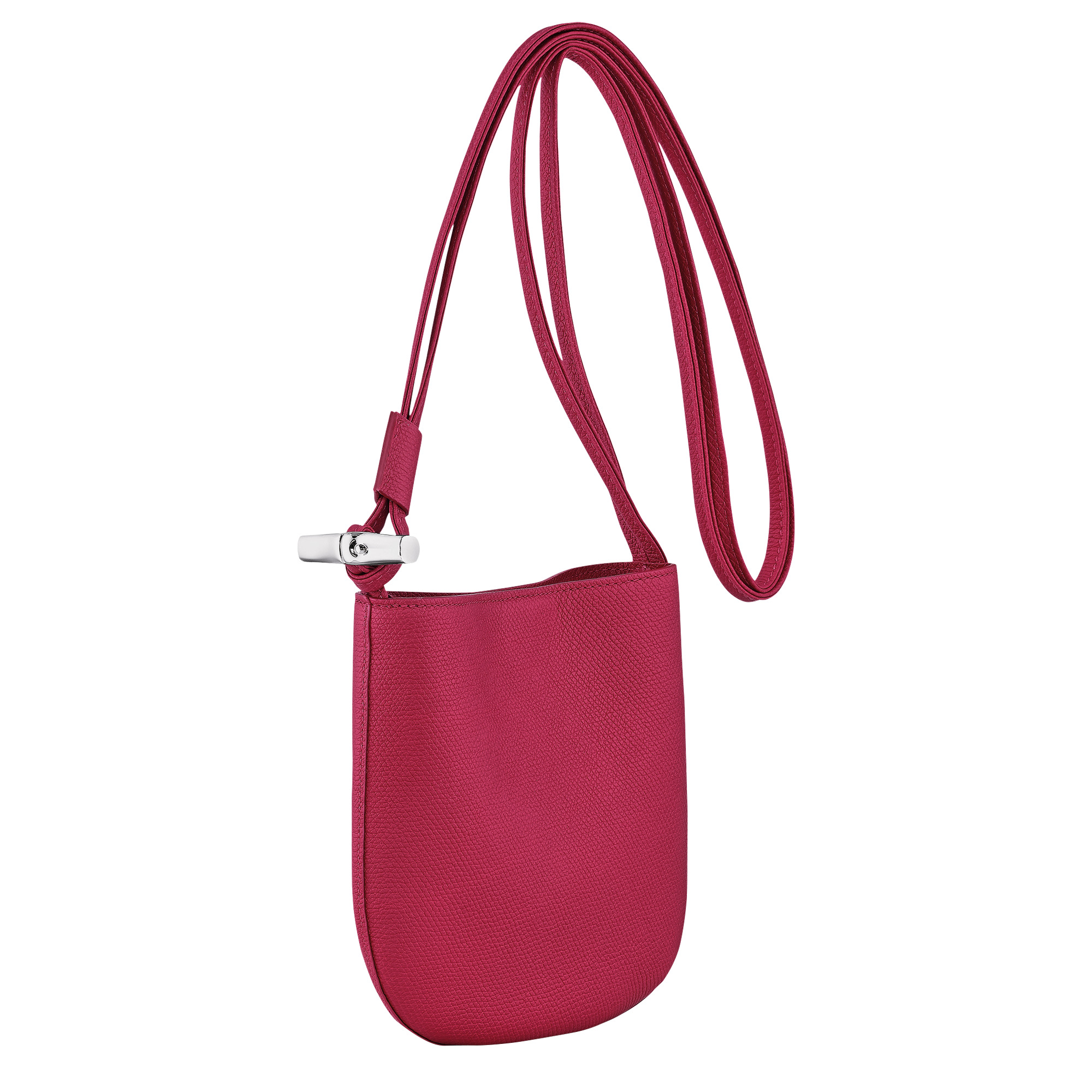 Le Roseau S Crossbody bag Beetroot - Leather - 3