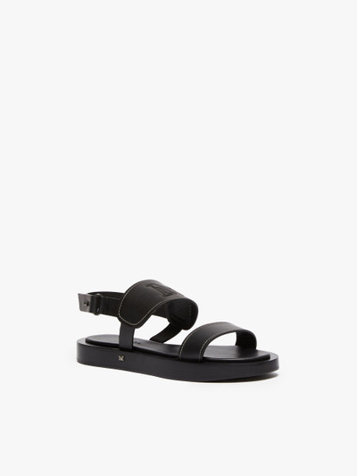 Max Mara Leather sandals outlook