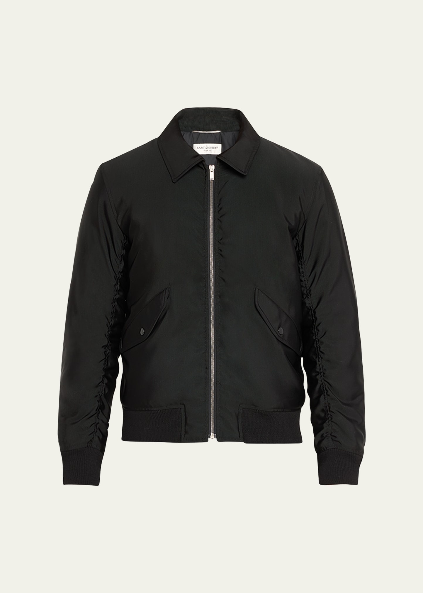 Men's Faille Bomber Jacket - 1