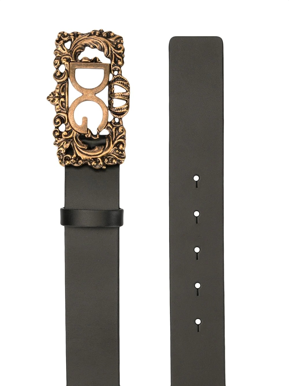 baroque logo belt - 2