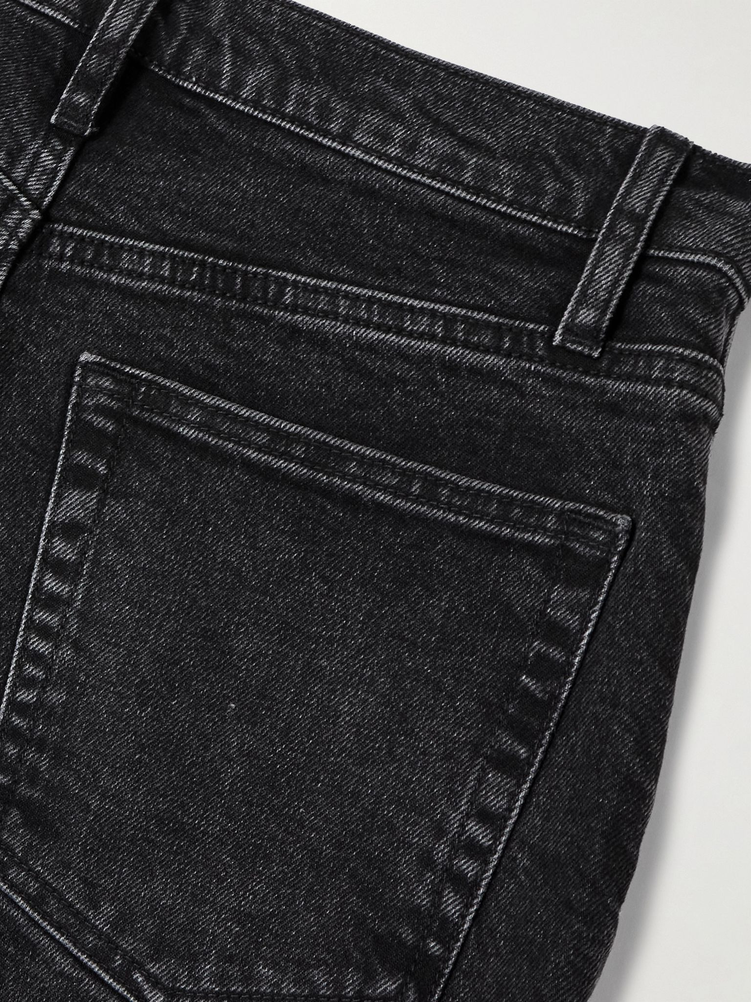 The Wide cropped high-rise wide-leg jeans Black - 6