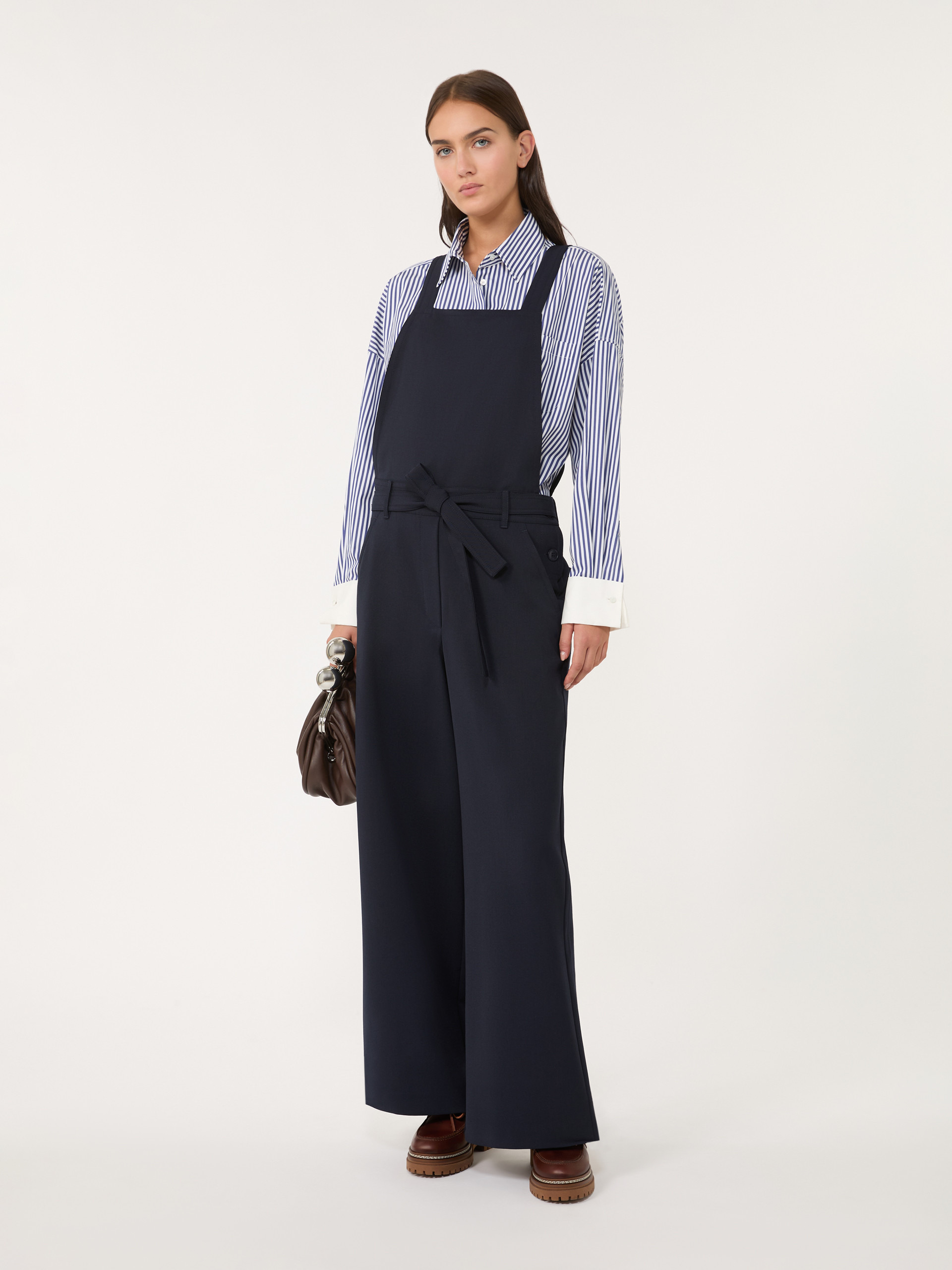 DULA Gabardine wool dungarees - 2