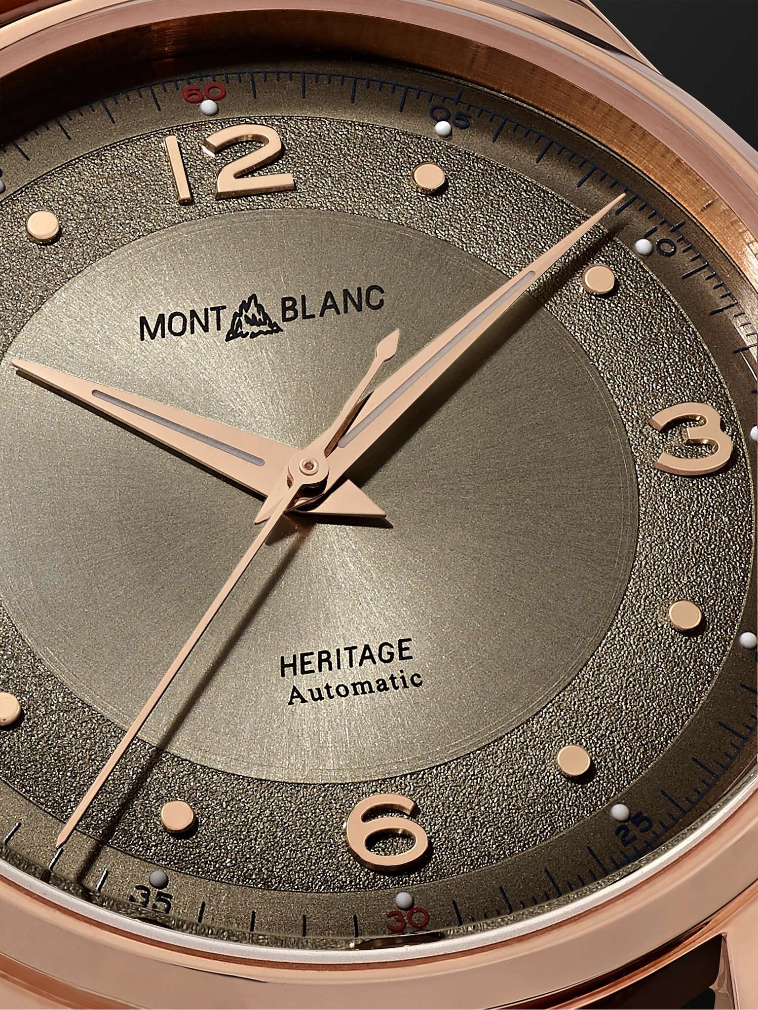 Heritage Automatic 40mm 18-Karat Red Gold and Alligator Watch, Ref. No. 119946 - 6