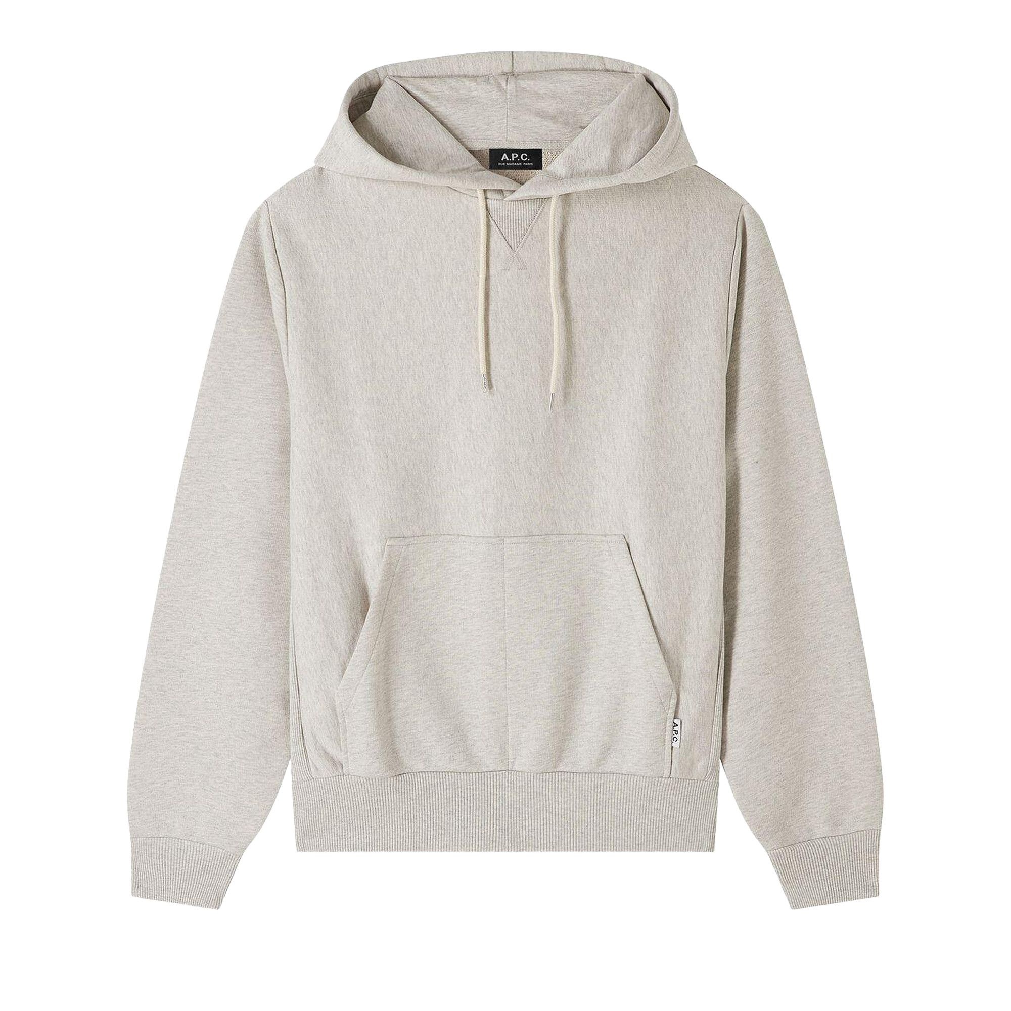 A.P.C. Bruce Hoodie 'Heathered Ecru' - 1