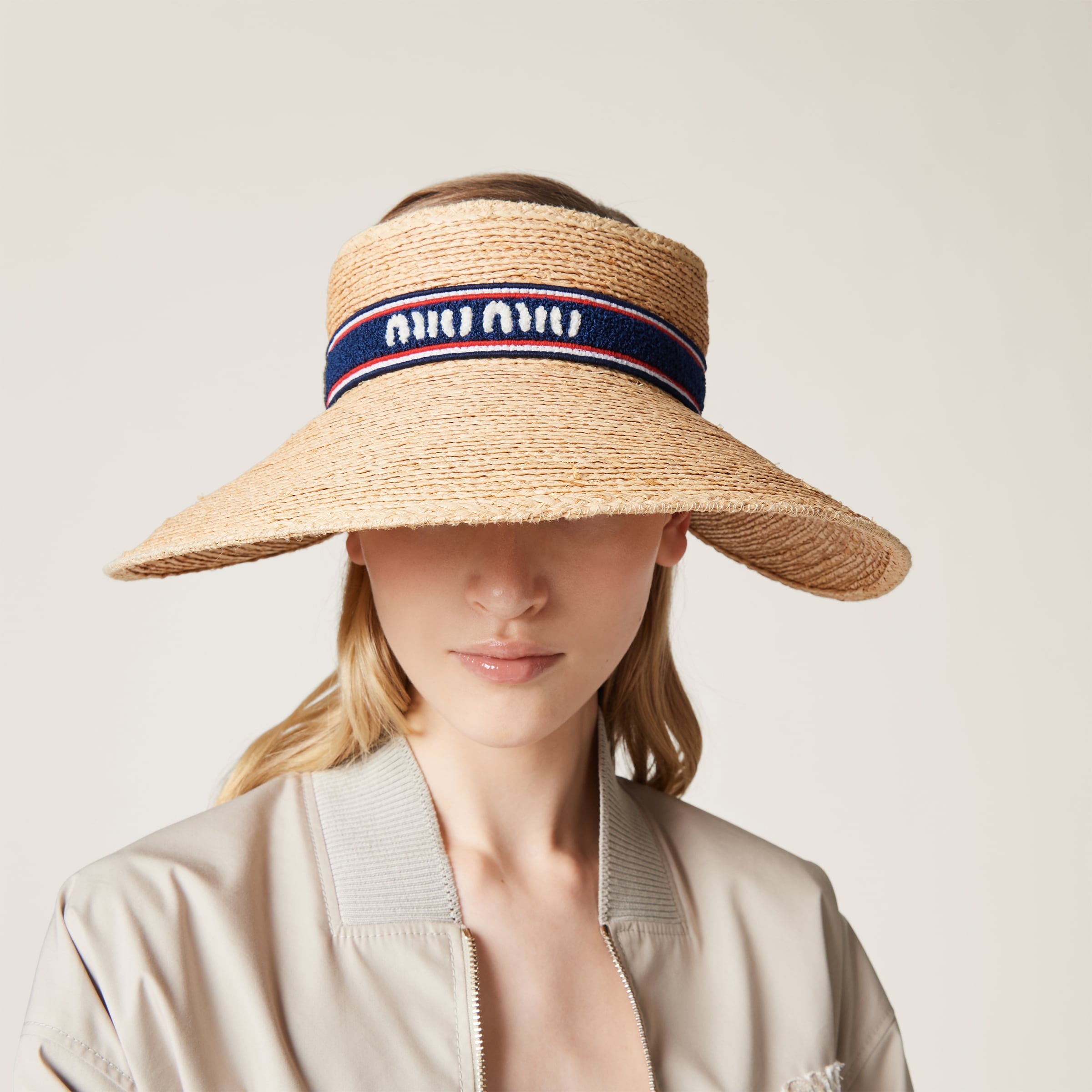 Raffia visor - 1