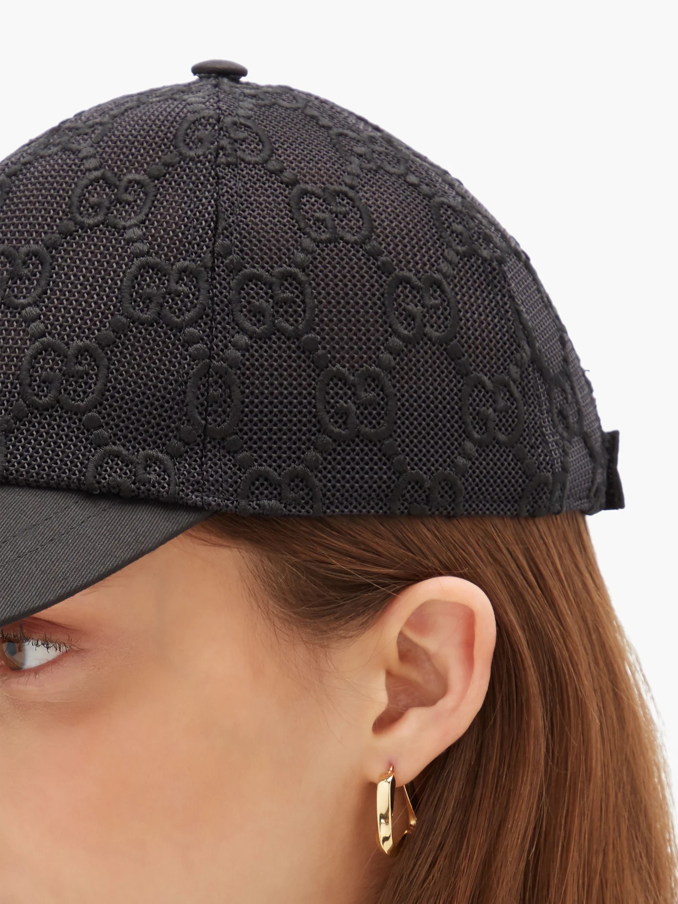 GG-lace baseball cap - 3