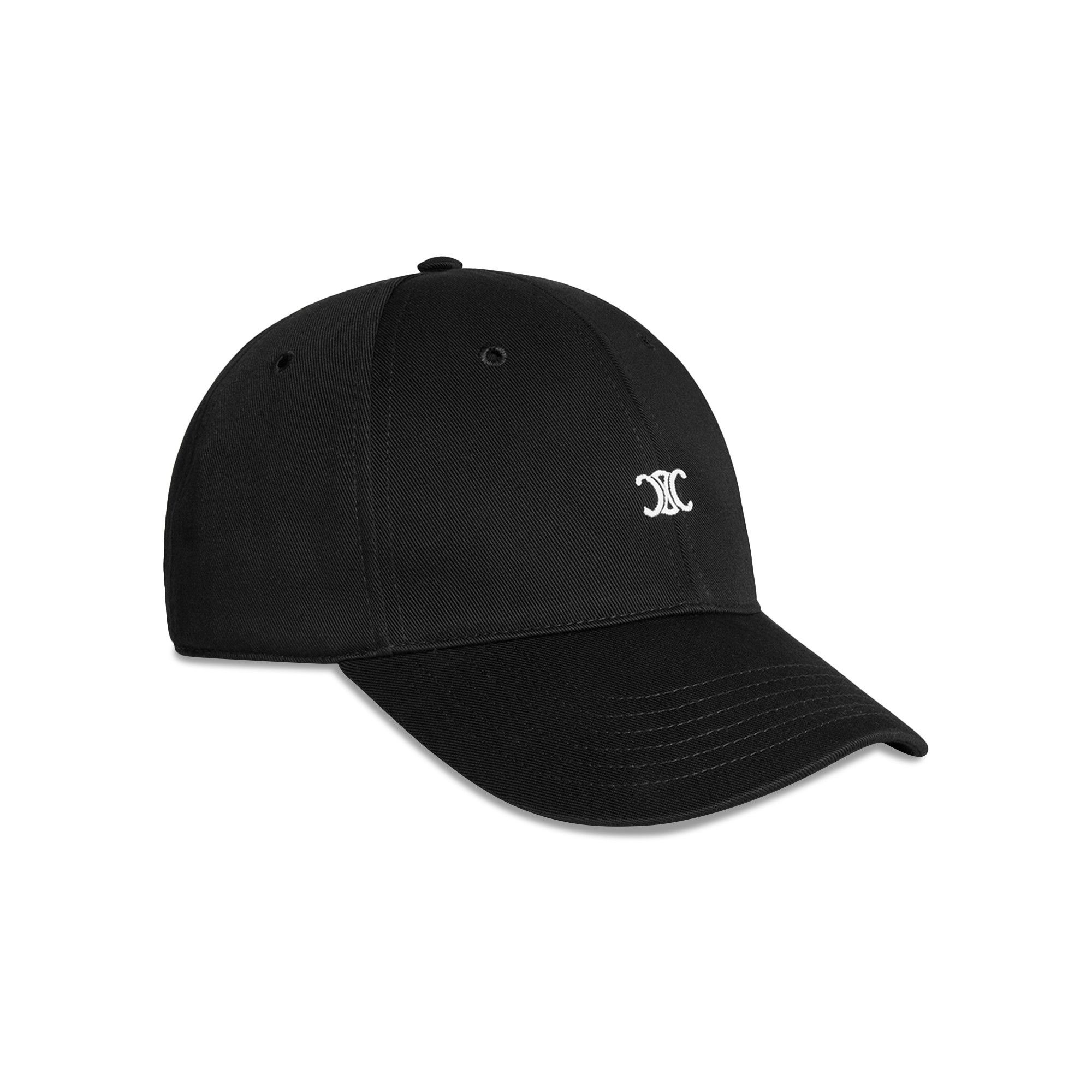 CELINE CELINE Triomphe Baseball Cap 'Black/Off White' | goat