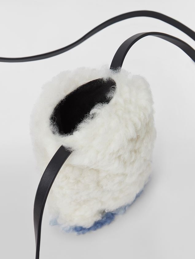 SHEARLING IPHONE CASE WITH SPRAYED DETAILING - 4