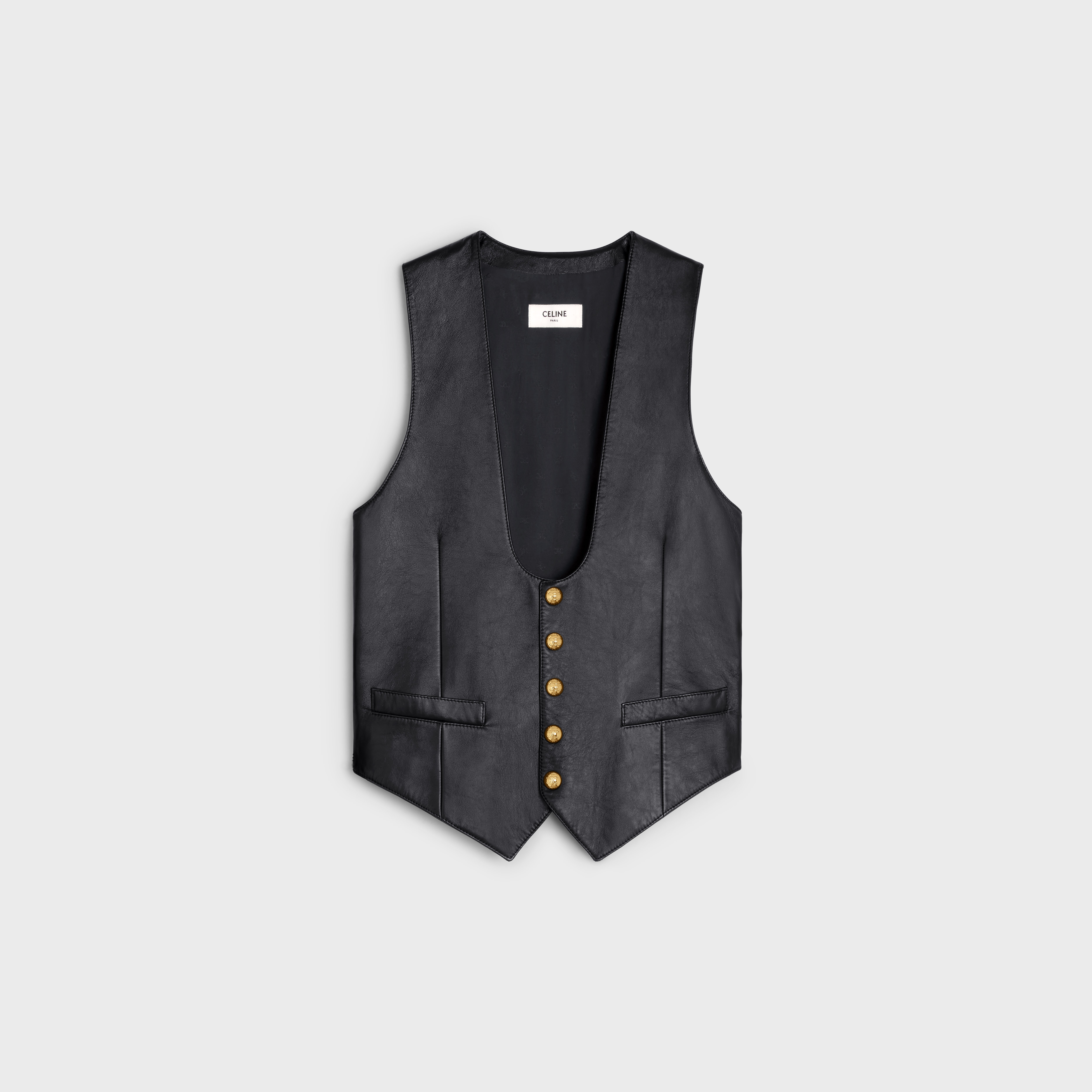 waistcoat in soft lambksin - 1