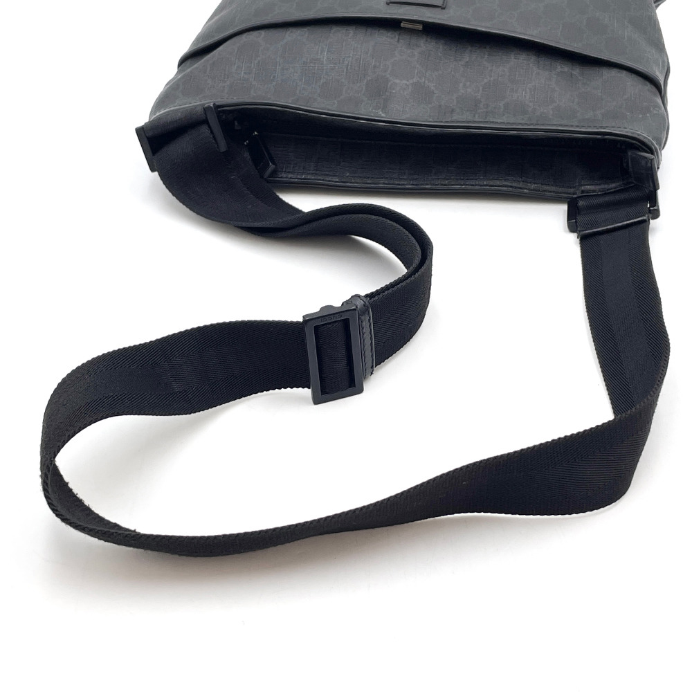 Gucci Black Sima Messenger Crossbody Bag - 7