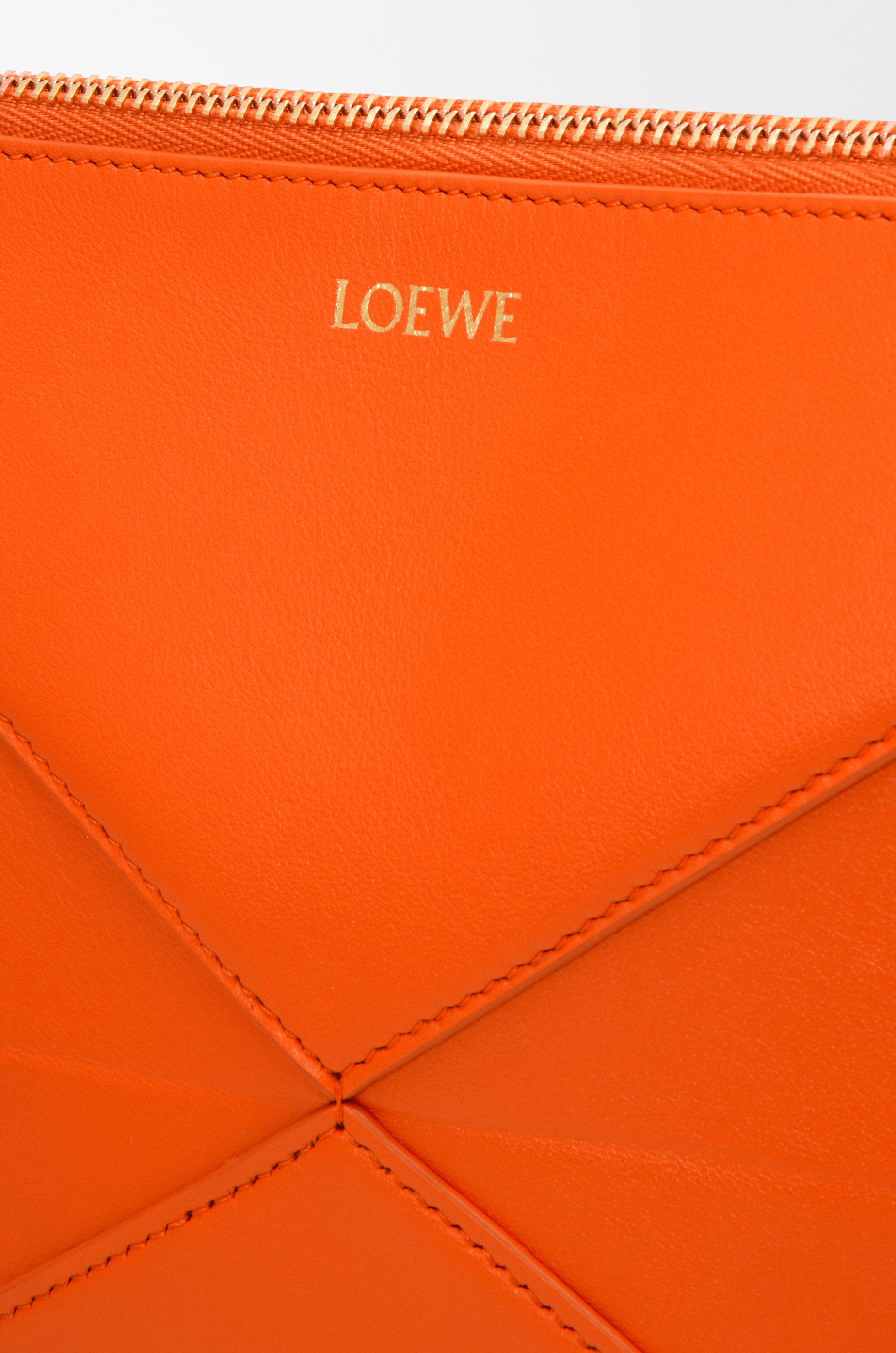 Puzzle Fold pouch in shiny nappa calfskin - 10