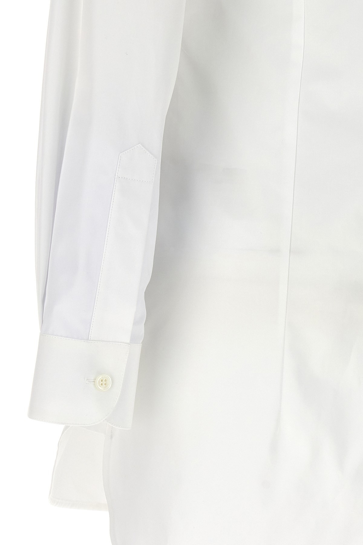 Cut-out collar shirt - 5