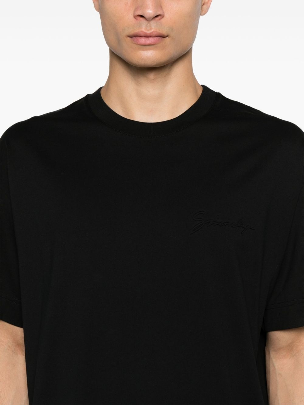 logo-embossed T-shirt - 4
