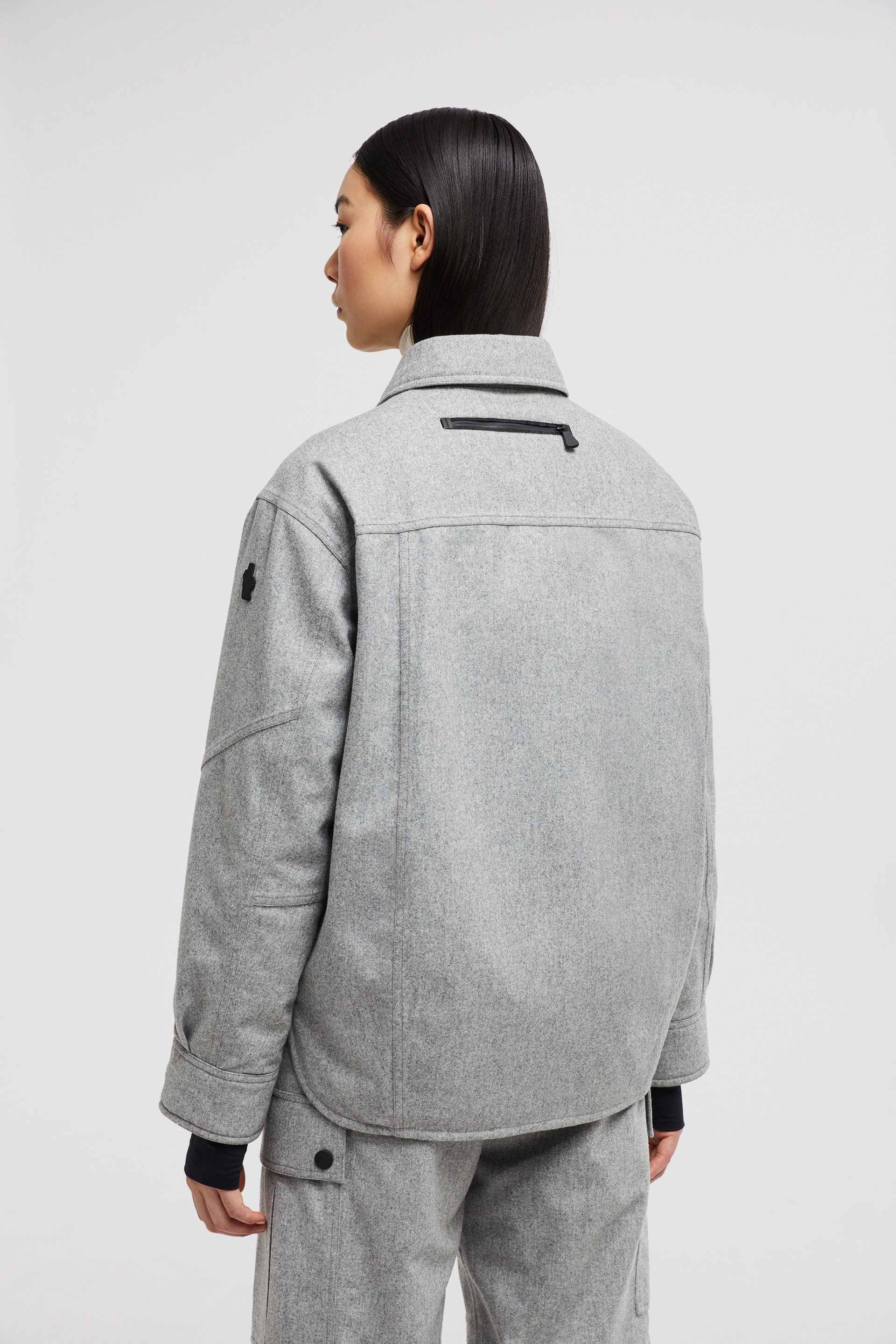 Huez Technical Wool Hooded Shirt Jacket - 5