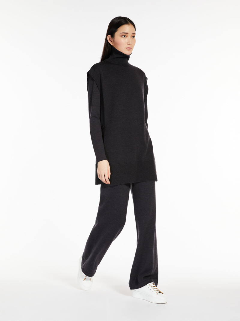 Max Mara ESOTICO Wool yarn gilet outlook